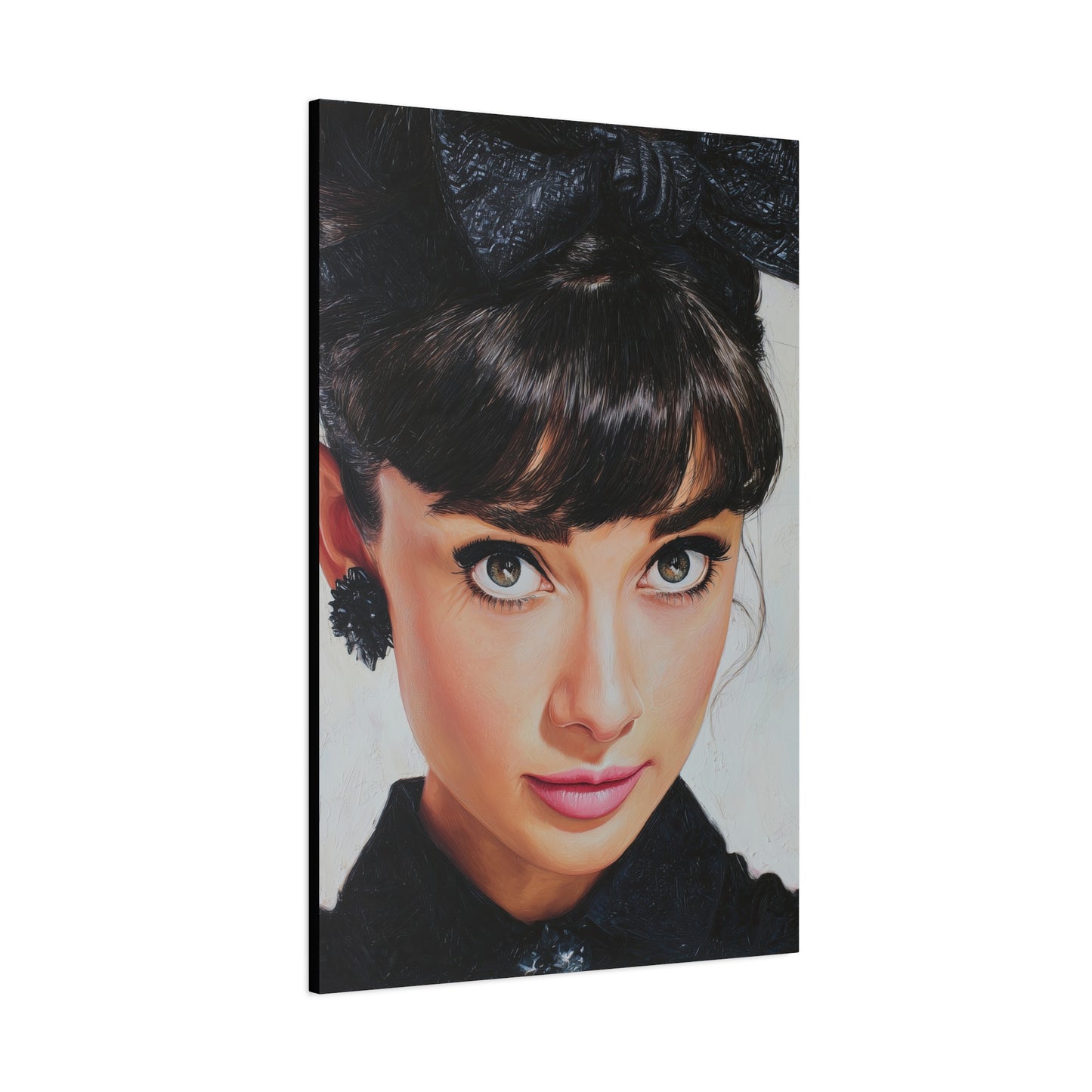 Gallery Wrapped Canvas, The Diva Project Art Canvas, Pinup Art Canvas – Audrey Hepburn - NINE