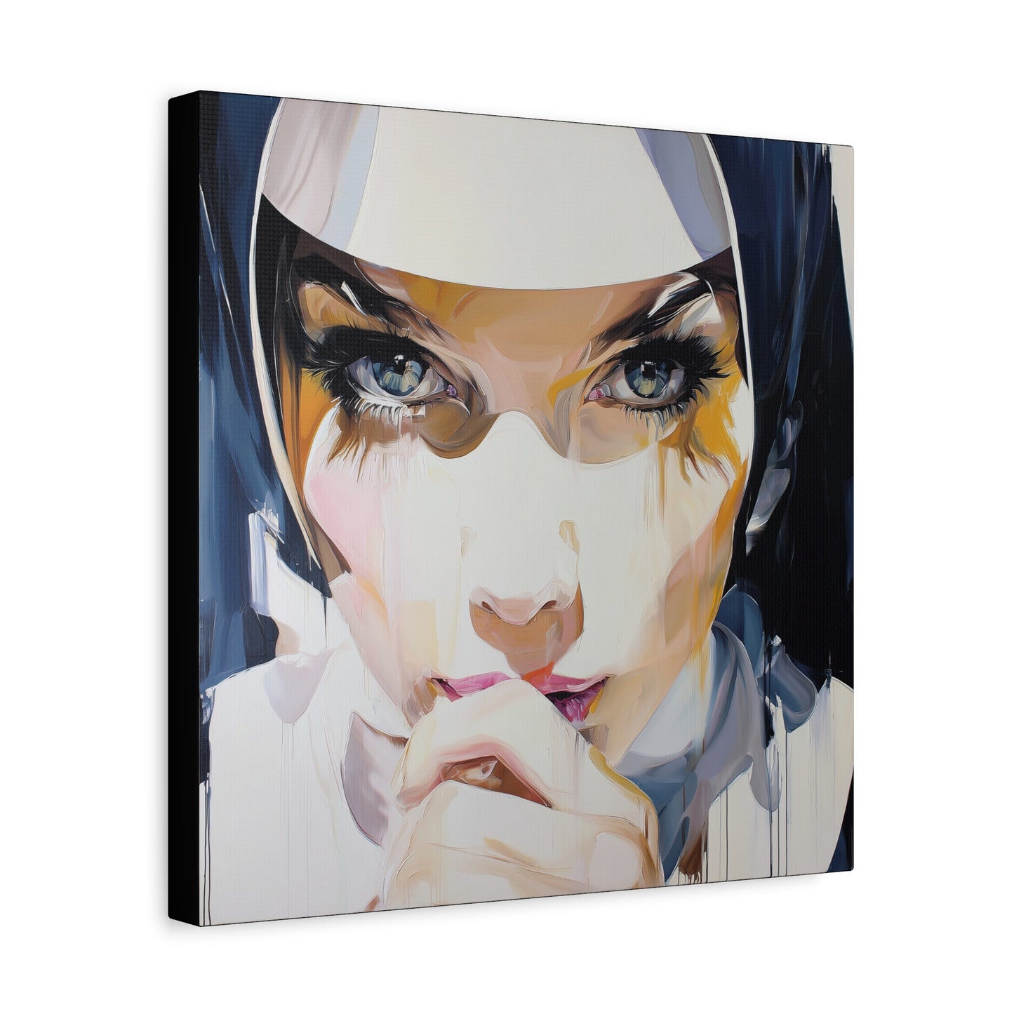 Gallery Wrapped Canvas, Habits and Heresy Art Canvas, Naughty Nuns Art Canvas – Sister Amara
