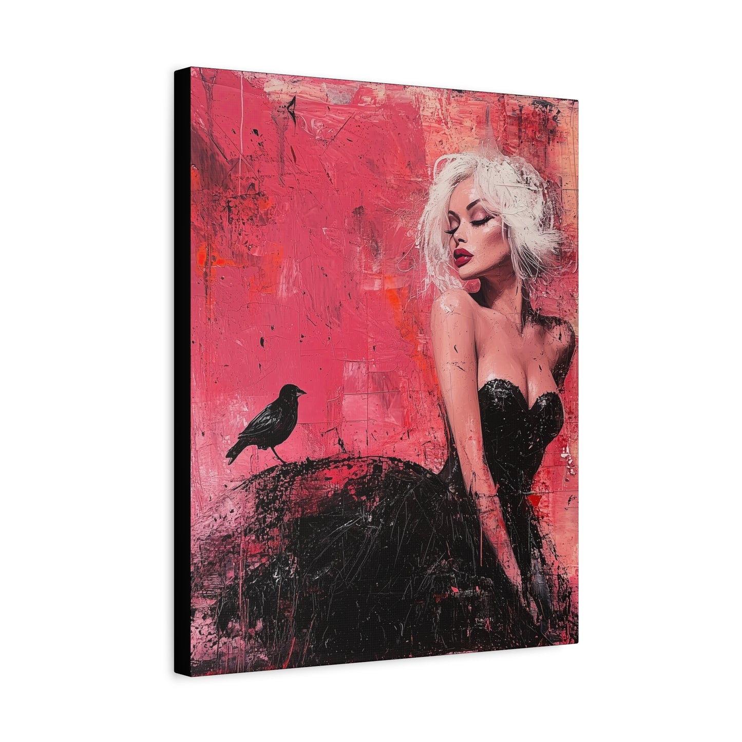 Gallery Wrapped Canvas, Sinners and Saints Adult Art Canvas, Erotic Pinup Art Canvas – Paloma