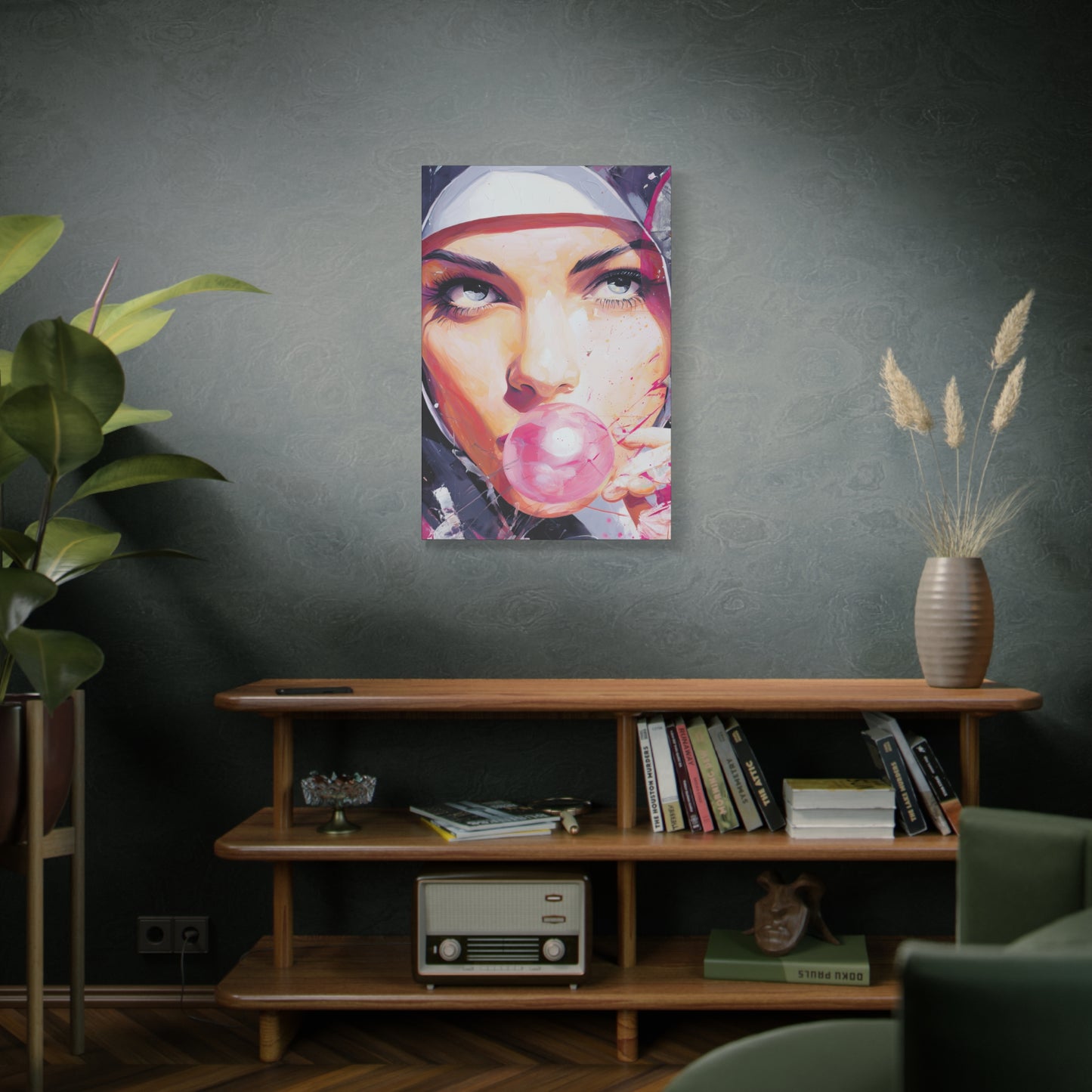 Gallery Wrapped Canvas, Habits and Heresy Art Canvas, Naughty Nuns Art Canvas – Sister Paloma