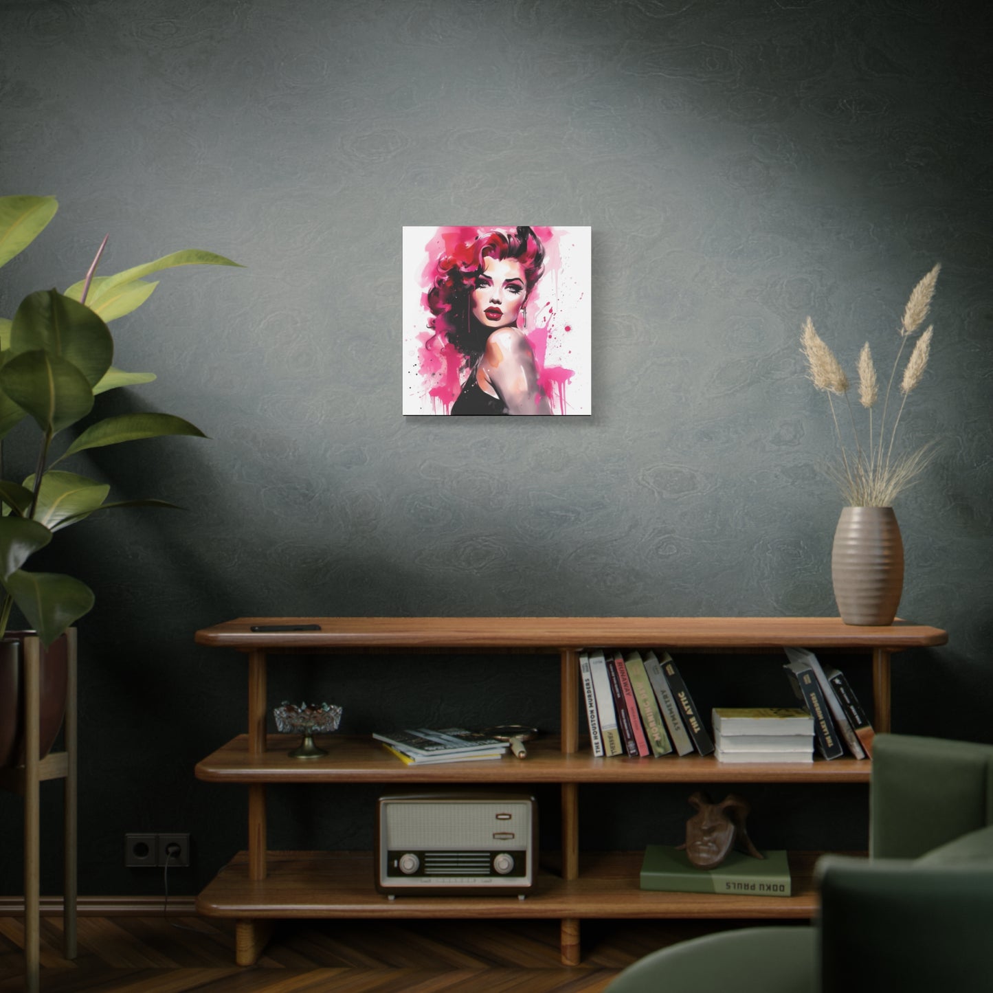 Gallery Wrapped Canvas, Tattooed Beauty, Femme Doll Pop Art Canvas – Thalia