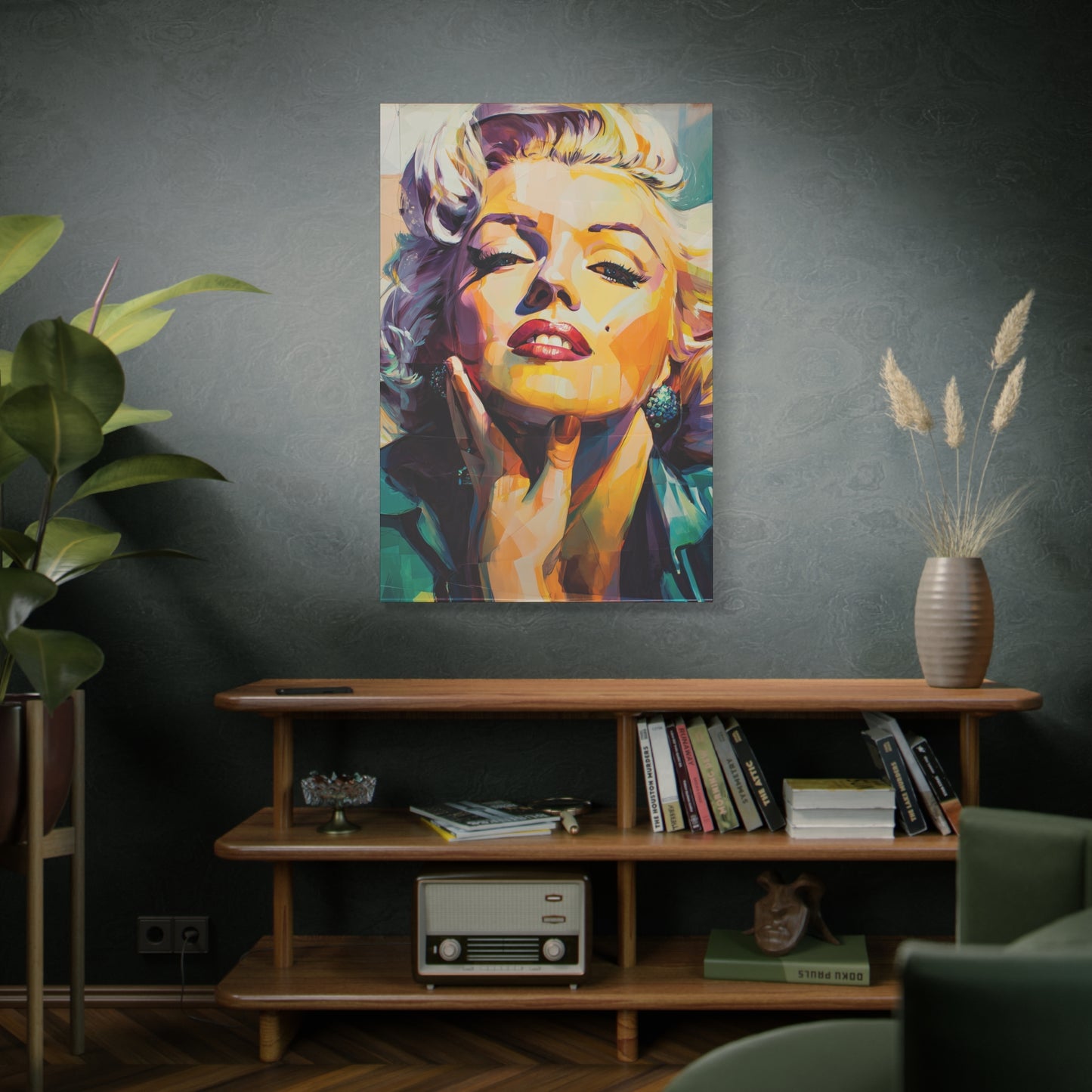 Gallery Wrapped Canvas, The Diva Project Art Canvas, Pinup Art Canvas – Marilyn Monroe - TWO