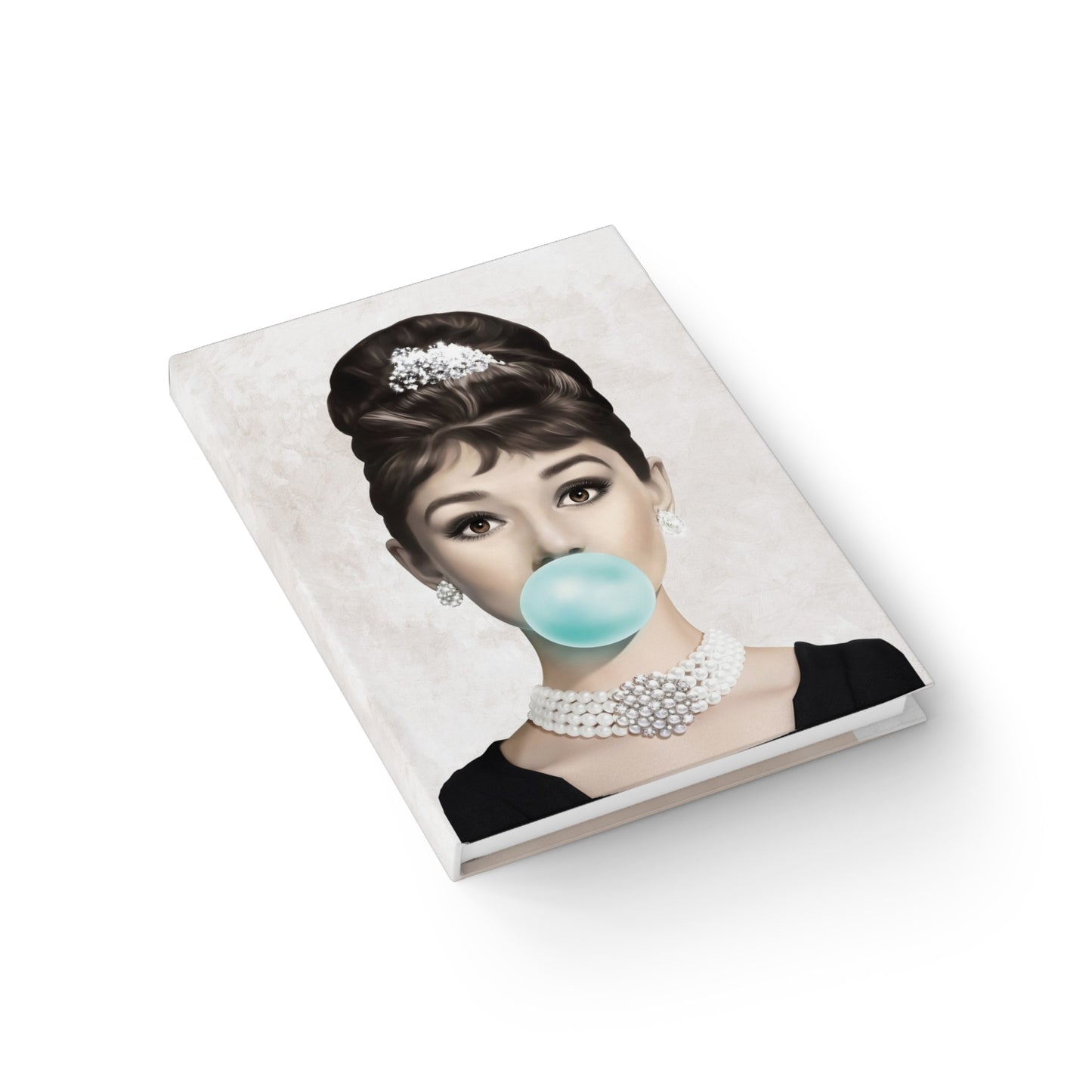 Bubblegum Celebrity Journal - Ruled Line, Audrey Hepburn, Marilyn Monroe