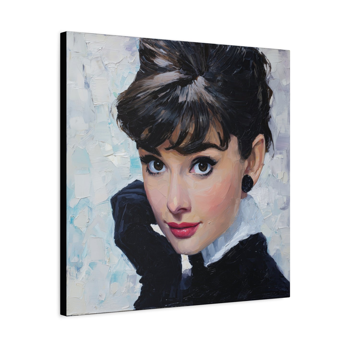 Gallery Wrapped Canvas, The Diva Project Art Canvas, Pinup Art Canvas – Audrey Hepburn - SEVEN