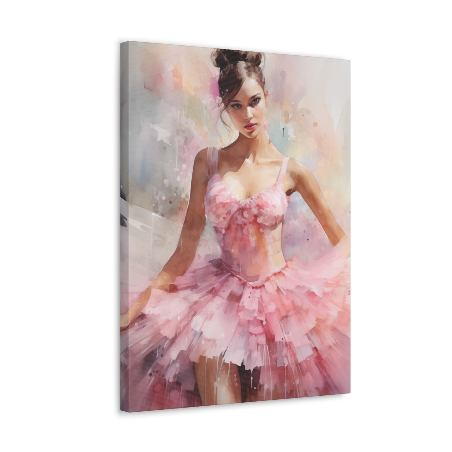 Gallery Wrapped Canvas, Ballerina Beauty, Ballet Art Canvas – Lily