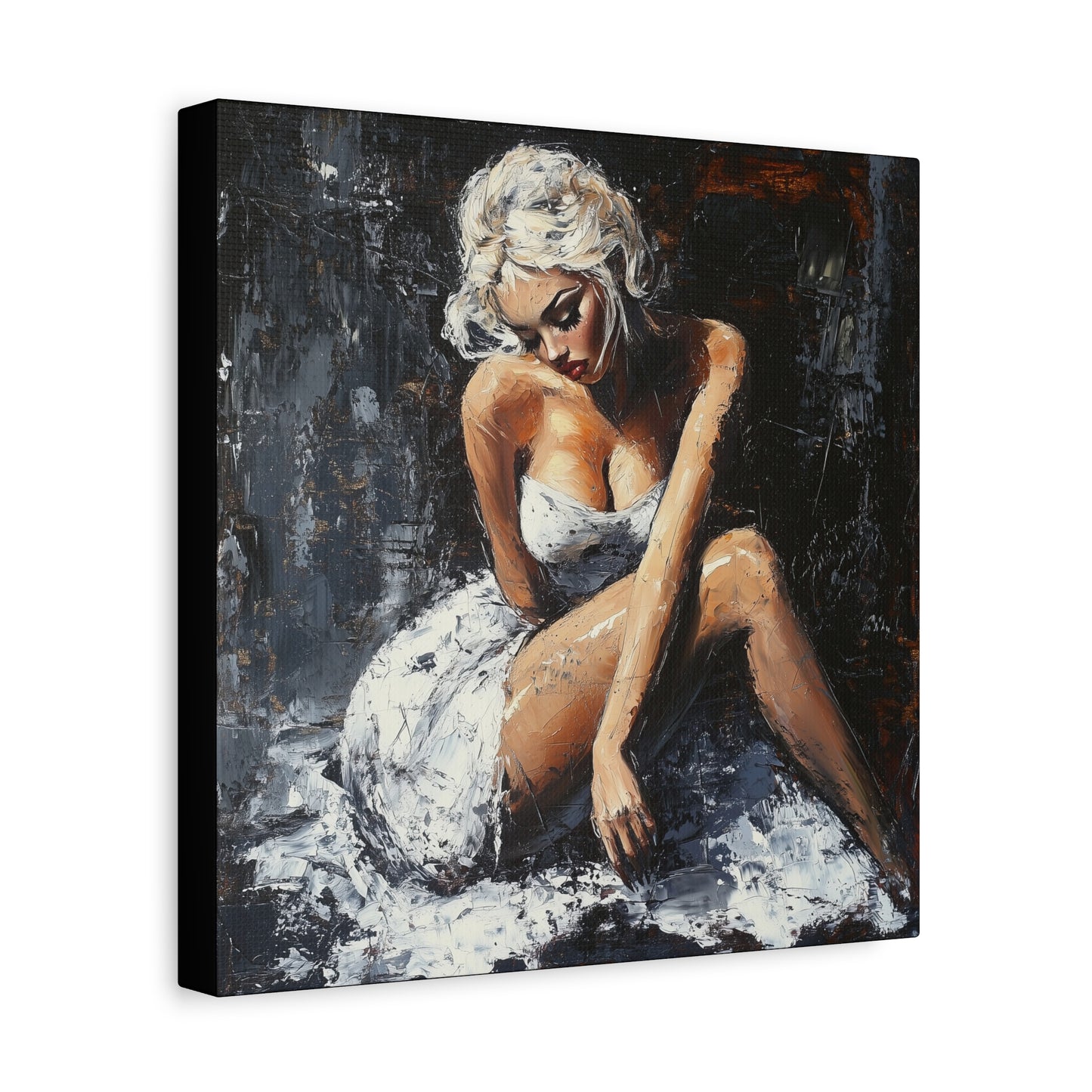 Gallery Wrapped Canvas, Guilt and Grit Adult Art Canvas, Erotic Pinup Art Canvas – Matisse