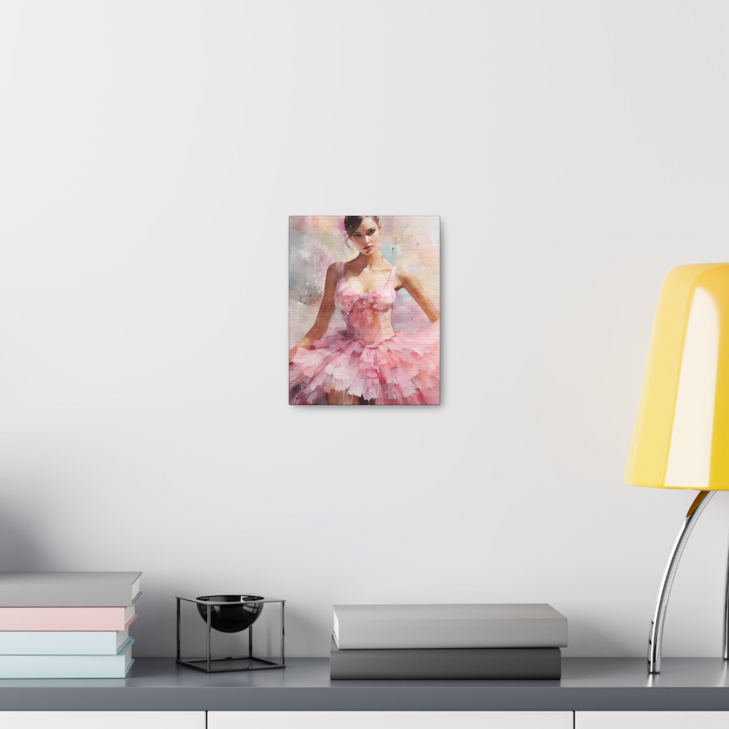 Gallery Wrapped Canvas, Ballerina Beauty, Ballet Art Canvas – Lily