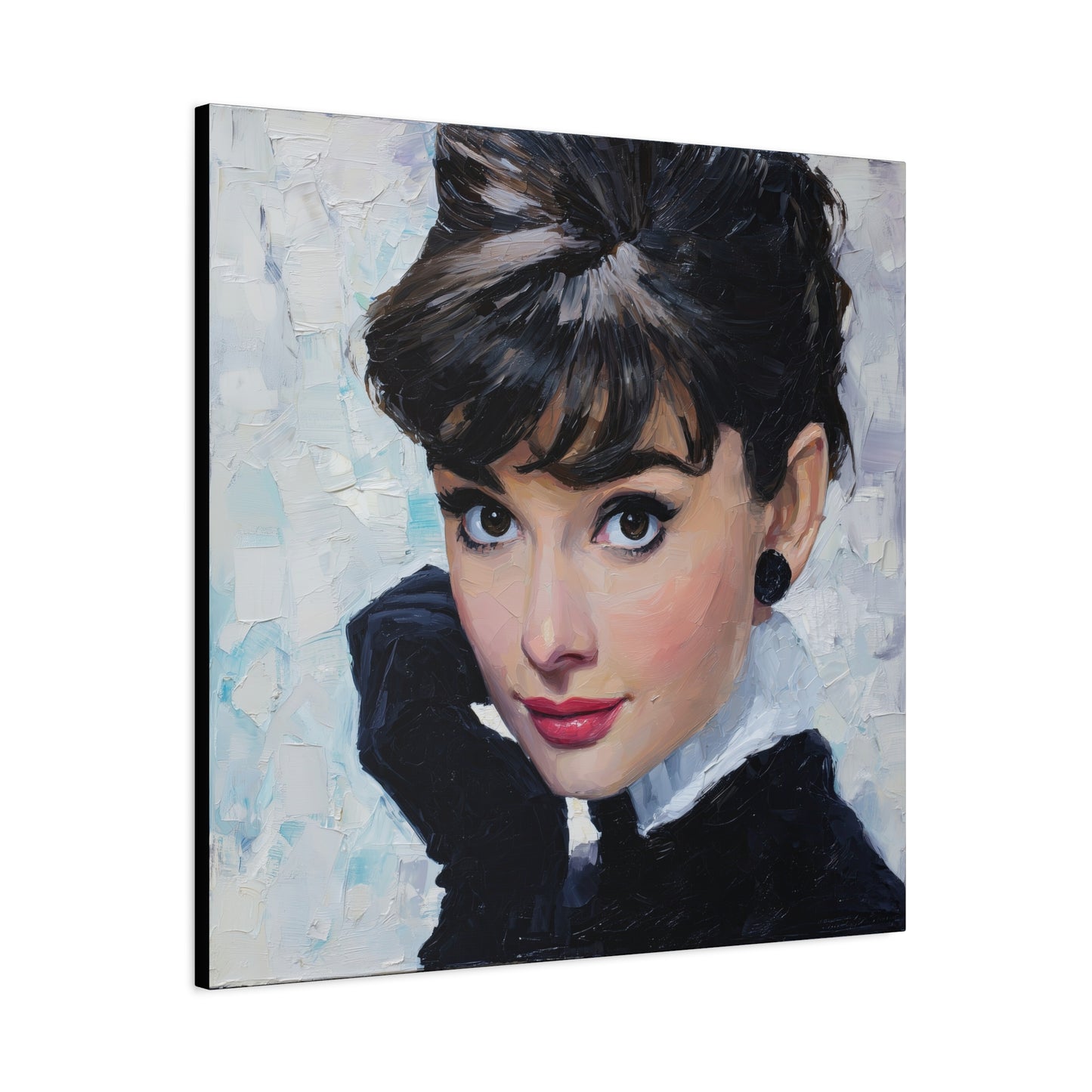 Gallery Wrapped Canvas, The Diva Project Art Canvas, Pinup Art Canvas – Audrey Hepburn - SEVEN