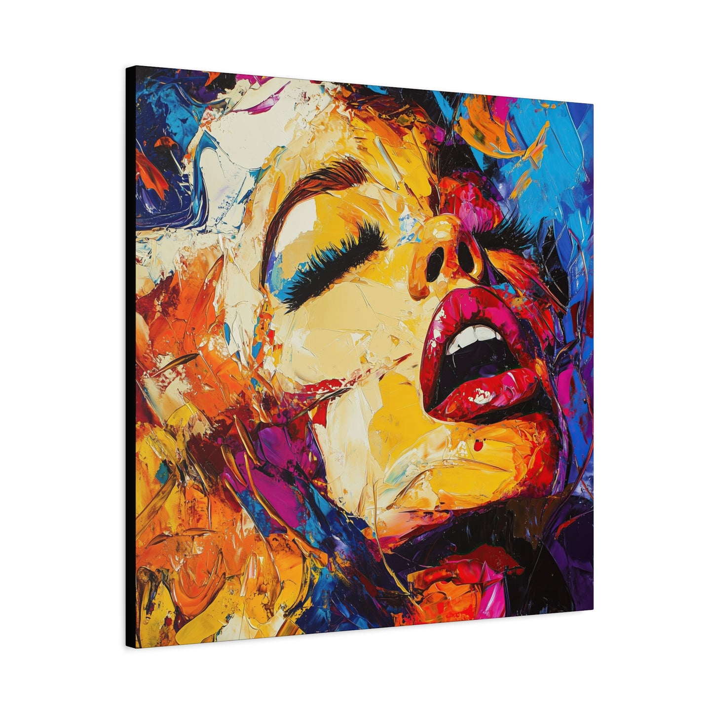 Gallery Wrapped Canvas, Guilt and Grit Adult Art Canvas, Erotic Pinup Art Canvas – Ivy