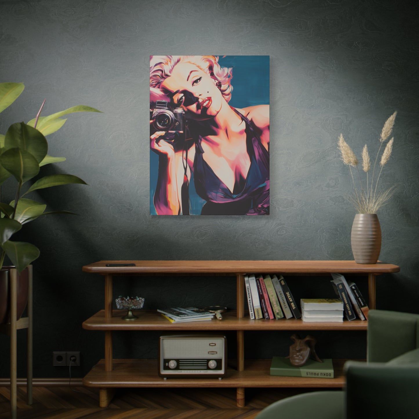 Gallery Wrapped Canvas, The Diva Project Art Canvas, Pinup Art Canvas – Marilyn Monroe - TEN