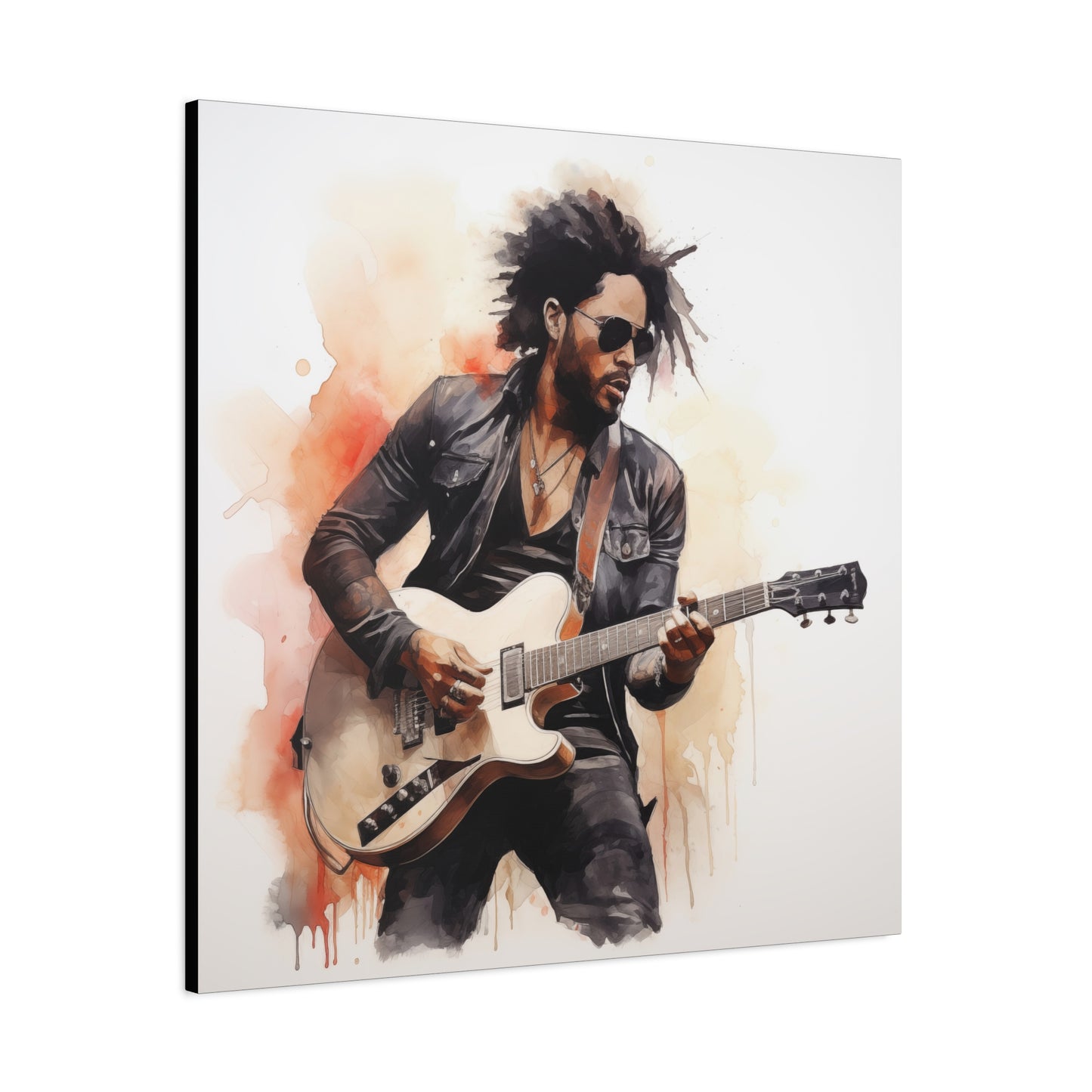 Gallery Wrapped Canvas, Celebrity Inspired, Pop Art Canvas – Lenny