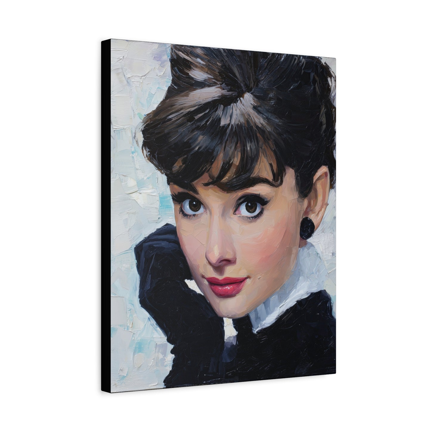 Gallery Wrapped Canvas, The Diva Project Art Canvas, Pinup Art Canvas – Audrey Hepburn - SEVEN