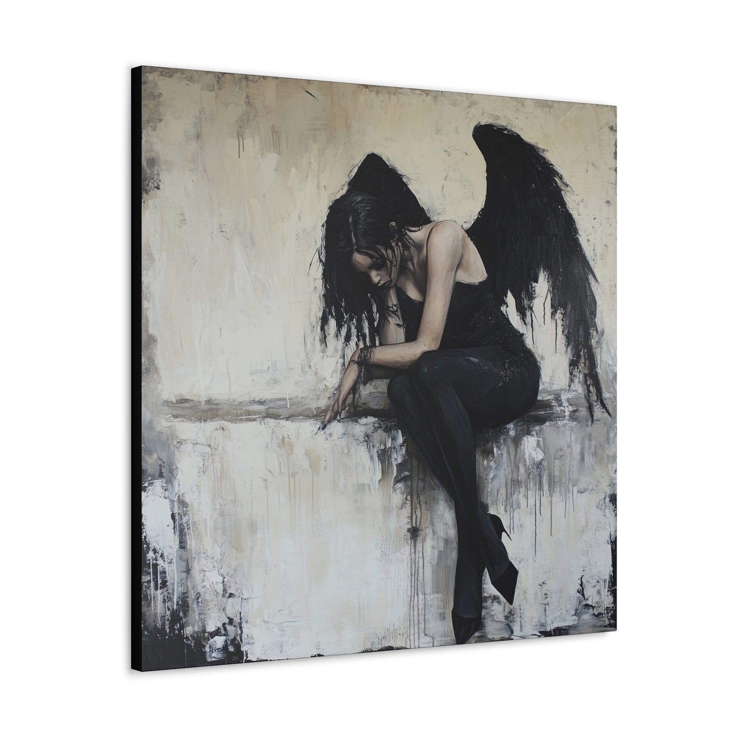 Gallery Wrapped Canvas, Sinners and Saints Art Canvas, Erotic Pinup Art Canvas – Helena