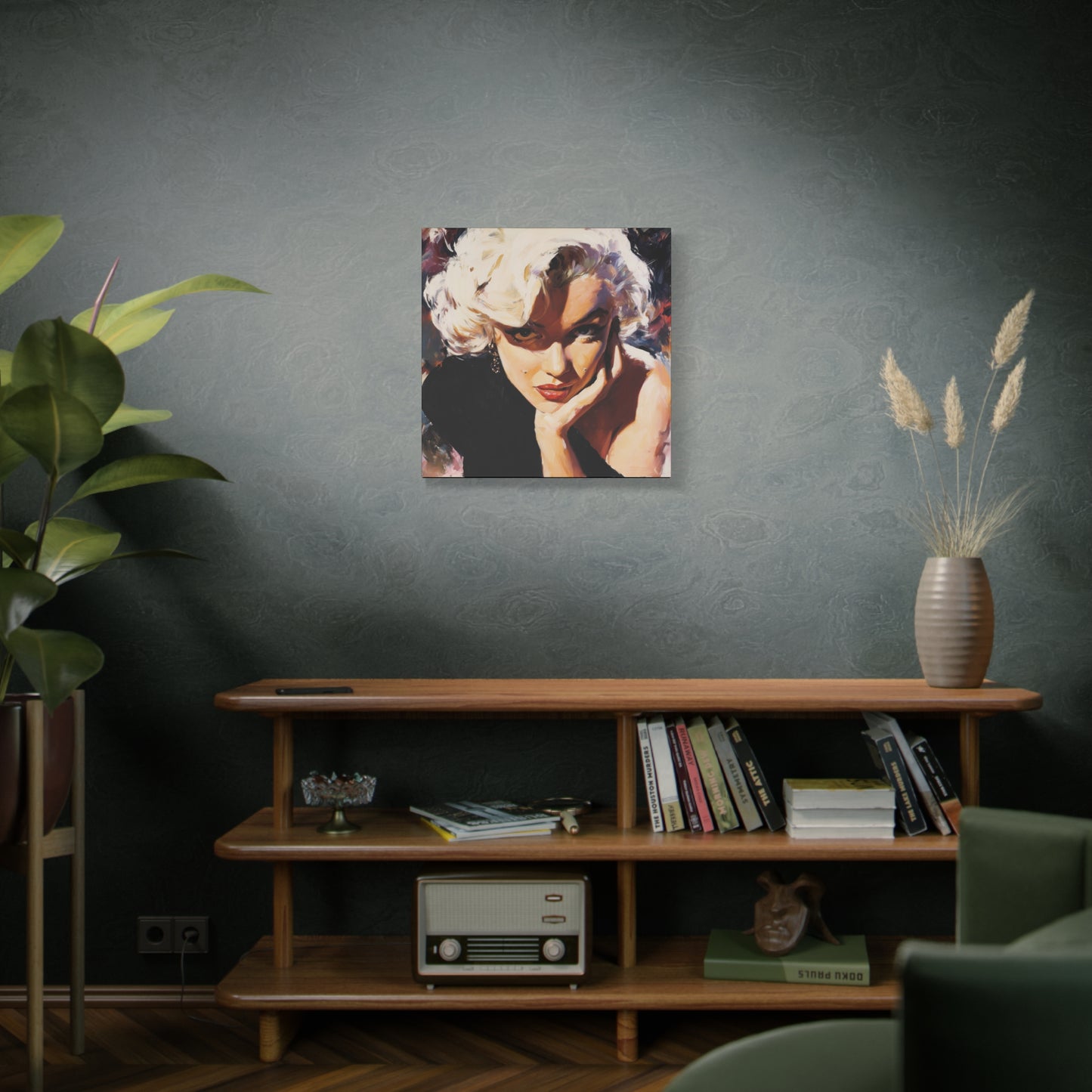 Gallery Wrapped Canvas, The Diva Project Art Canvas, Pinup Art Canvas – Marilyn Monroe - FOUR