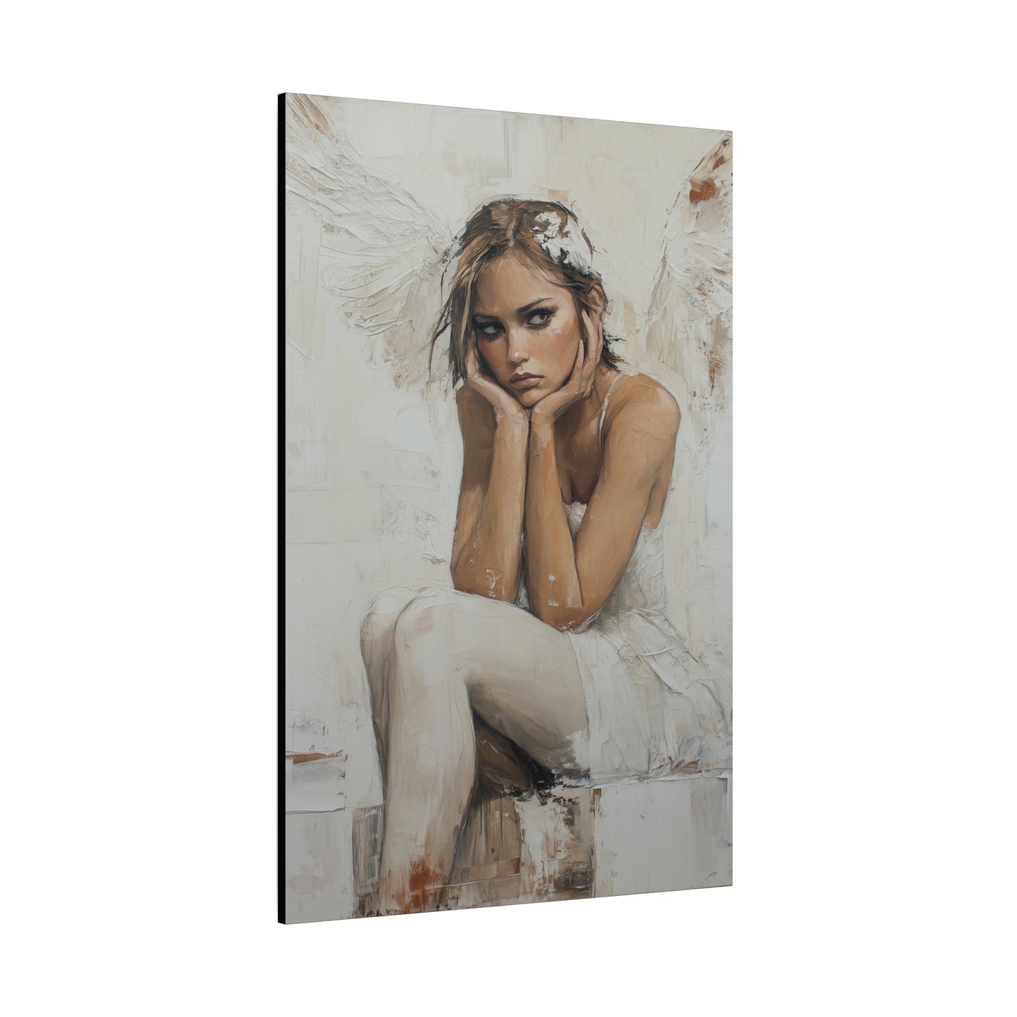 Gallery Wrapped Canvas, Sinners and Saints Art Canvas, Angel Art Canvas – Amber