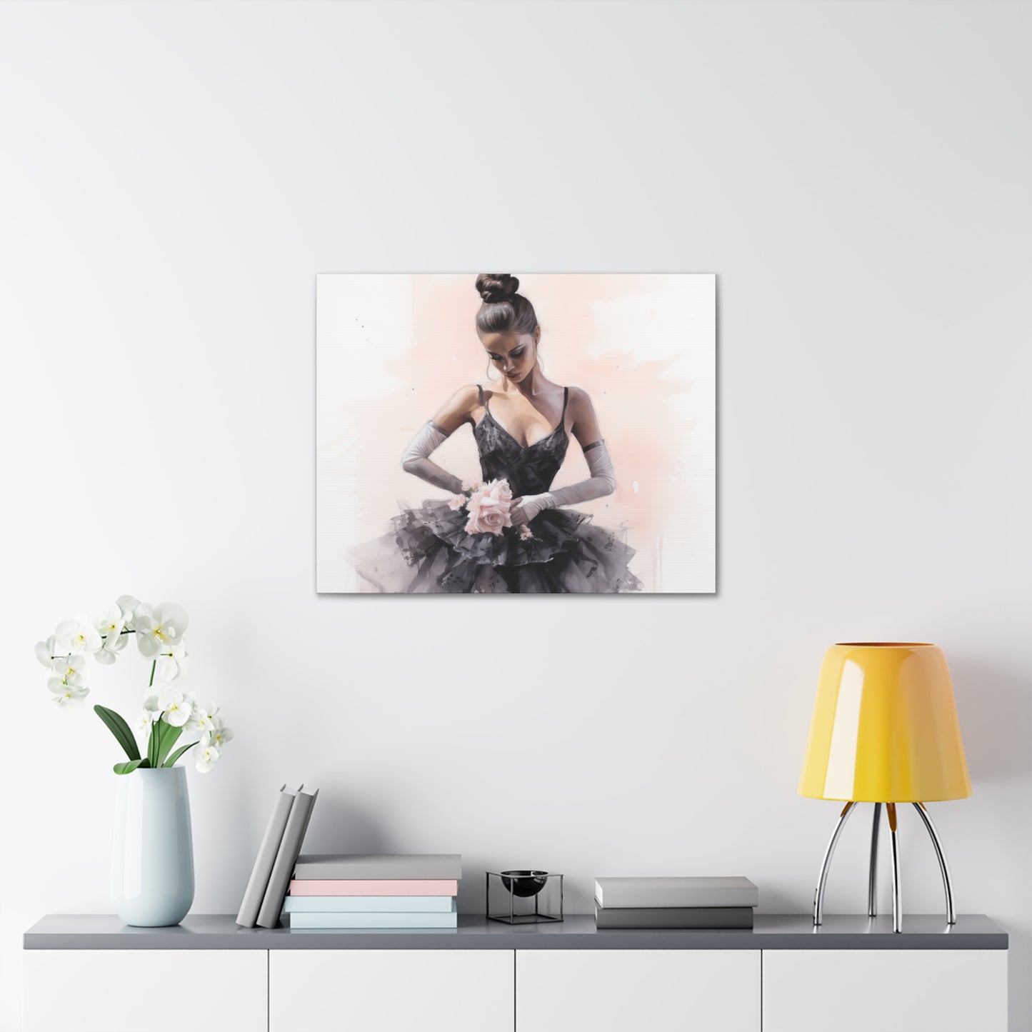 Gallery Wrapped Canvas, Ballerina Beauty, Ballet Art Canvas – Sonja