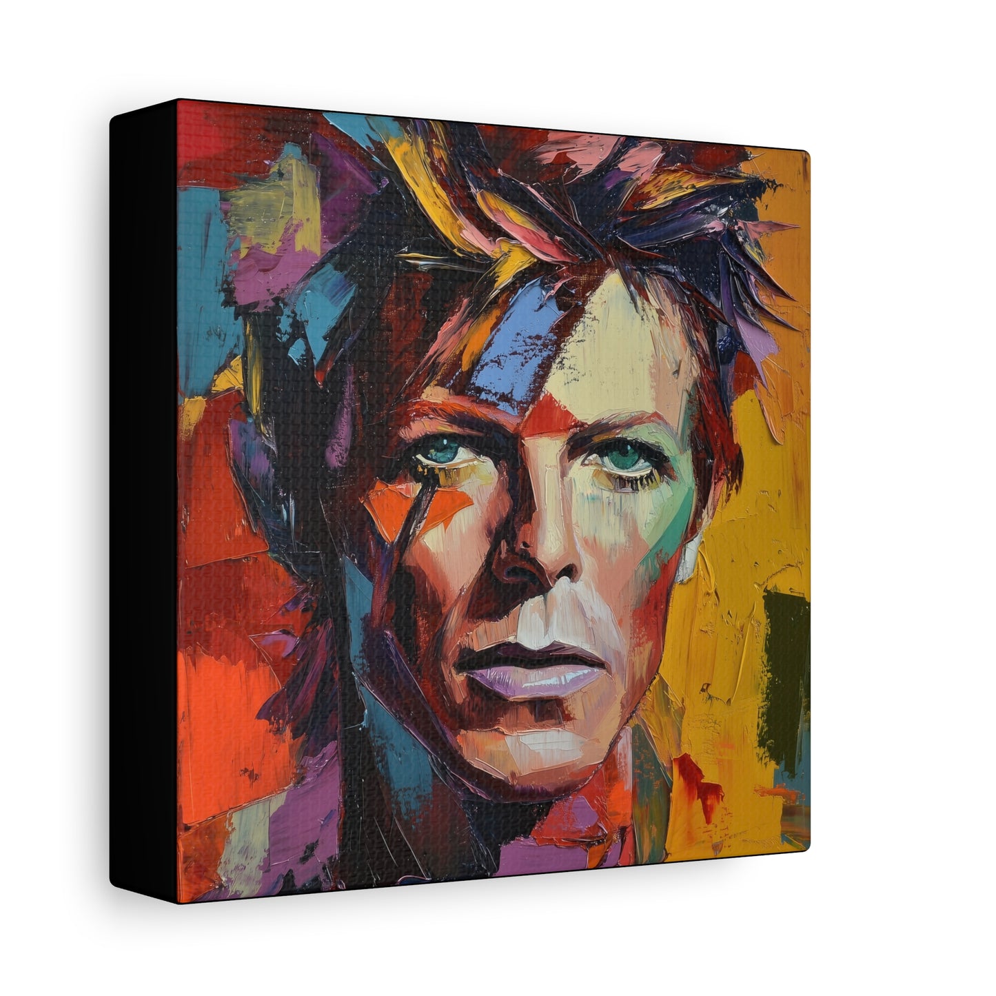 Gallery Wrapped Canvas, Celebrity Inspired, Pop Art Canvas – Bowie