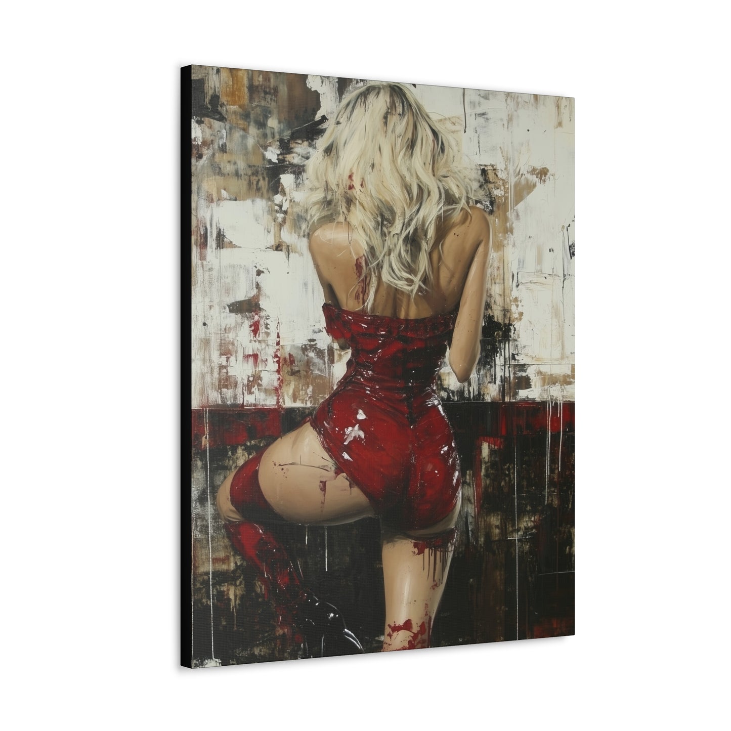 Gallery Wrapped Canvas, Sinners and Saints Art Canvas, Erotic Art Canvas – Veronica
