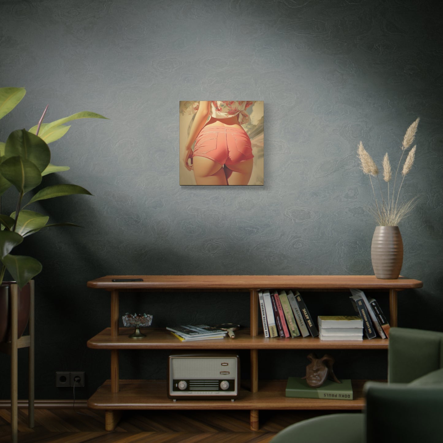 Gallery Wrapped Canvas, Tongue and Cheek Art Canvas, Naughty Girl Art Canvas – Tammy