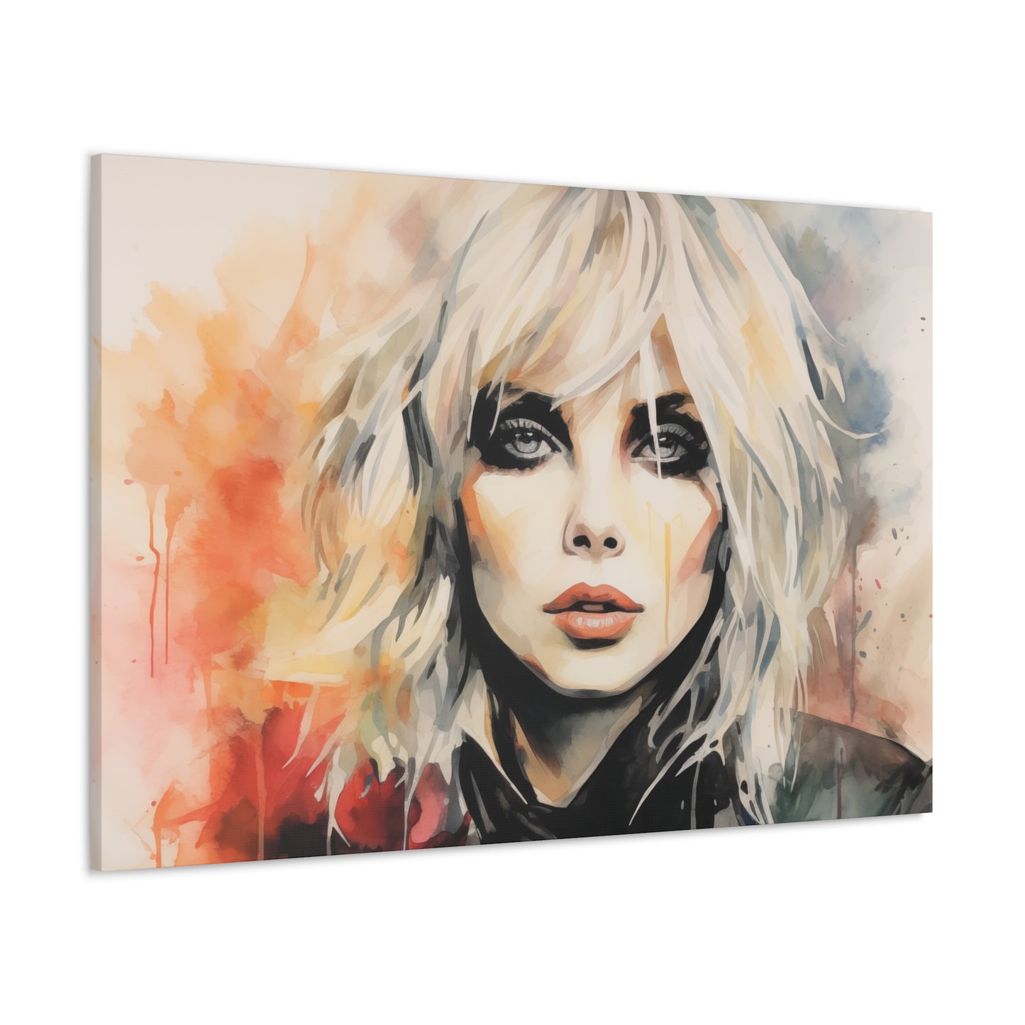 Gallery Wrapped Canvas, Celebrity Inspired, Pop Art Canvas – Debbie