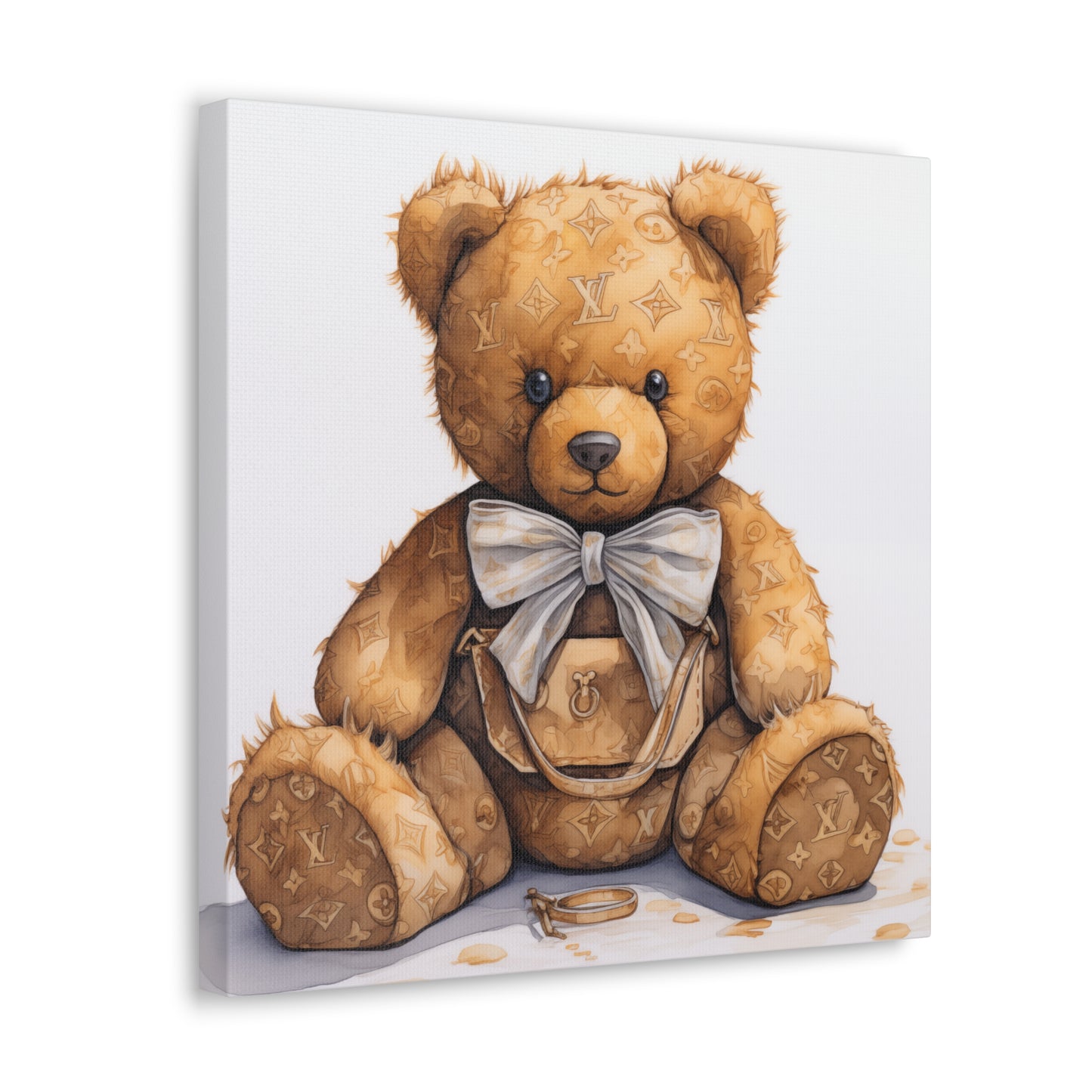 Canvas Gallery Wrap - LV Bear Wall Art - Ring