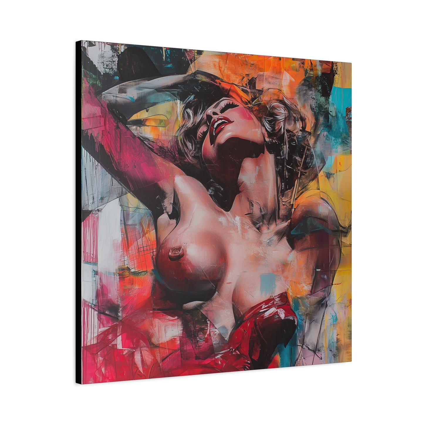 Gallery Wrapped Canvas, Guilt and Grit Adult Art Canvas, Erotic Pinup Art Canvas – Marlowe