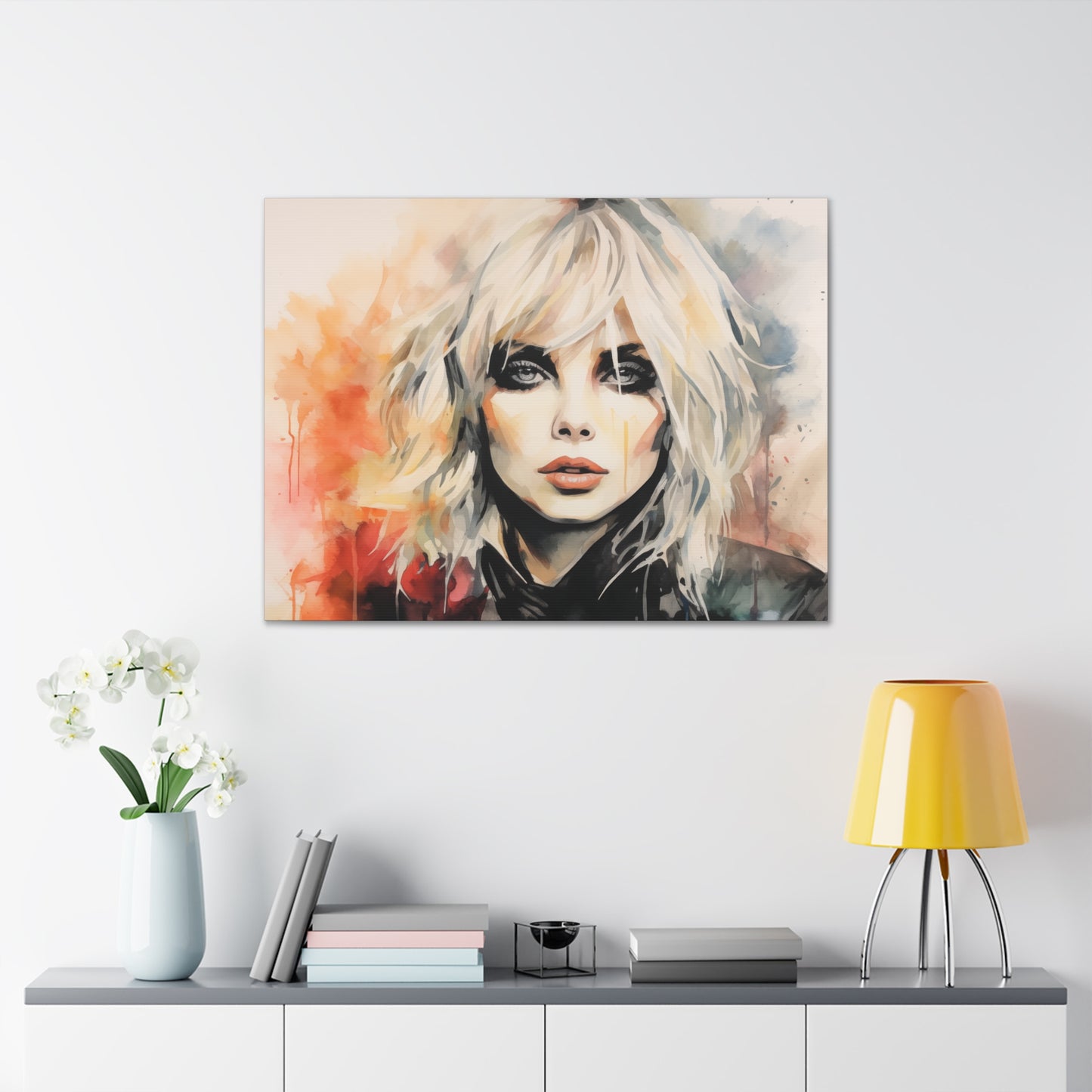Gallery Wrapped Canvas, Celebrity Inspired, Pop Art Canvas – Debbie