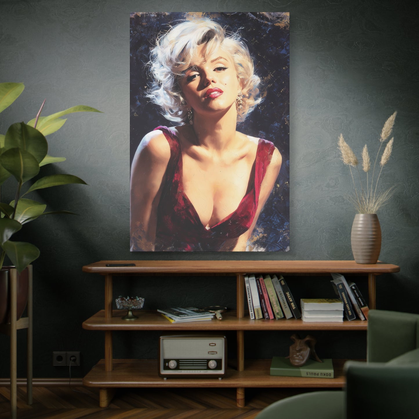 Gallery Wrapped Canvas, The Diva Project Art Canvas, Pinup Art Canvas – Marilyn Monroe - SEVEN