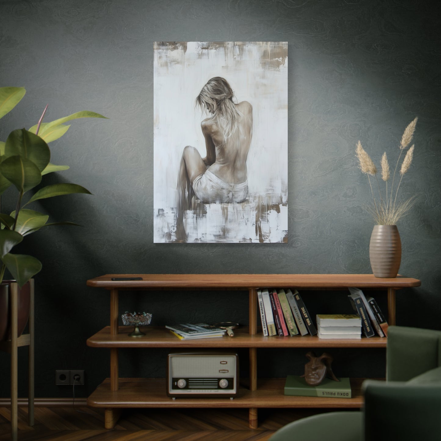 Gallery Wrapped Canvas, Sinners and Saints Art Canvas, Erotic Pinup Art Canvas – Katherine