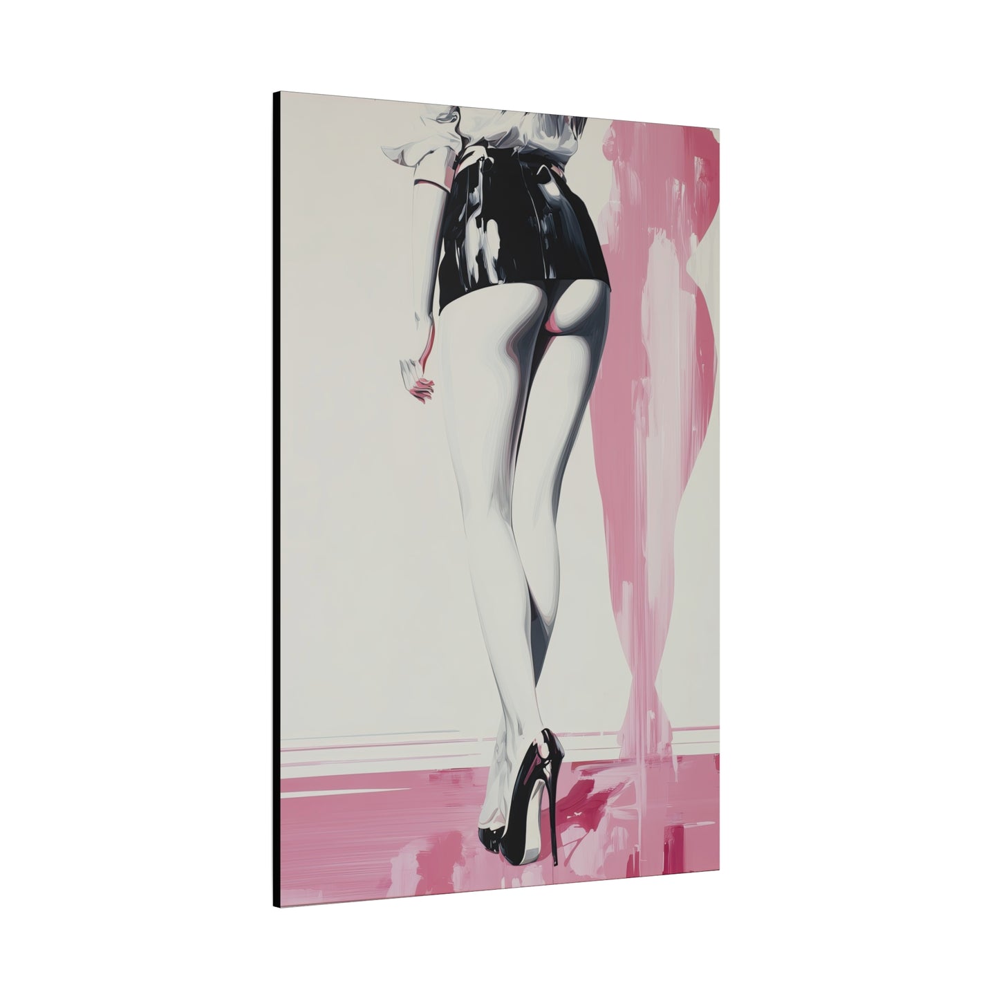 Gallery Wrapped Canvas, Tongue and Cheek Art Canvas, Naughty Girl Art Canvas – Barbi