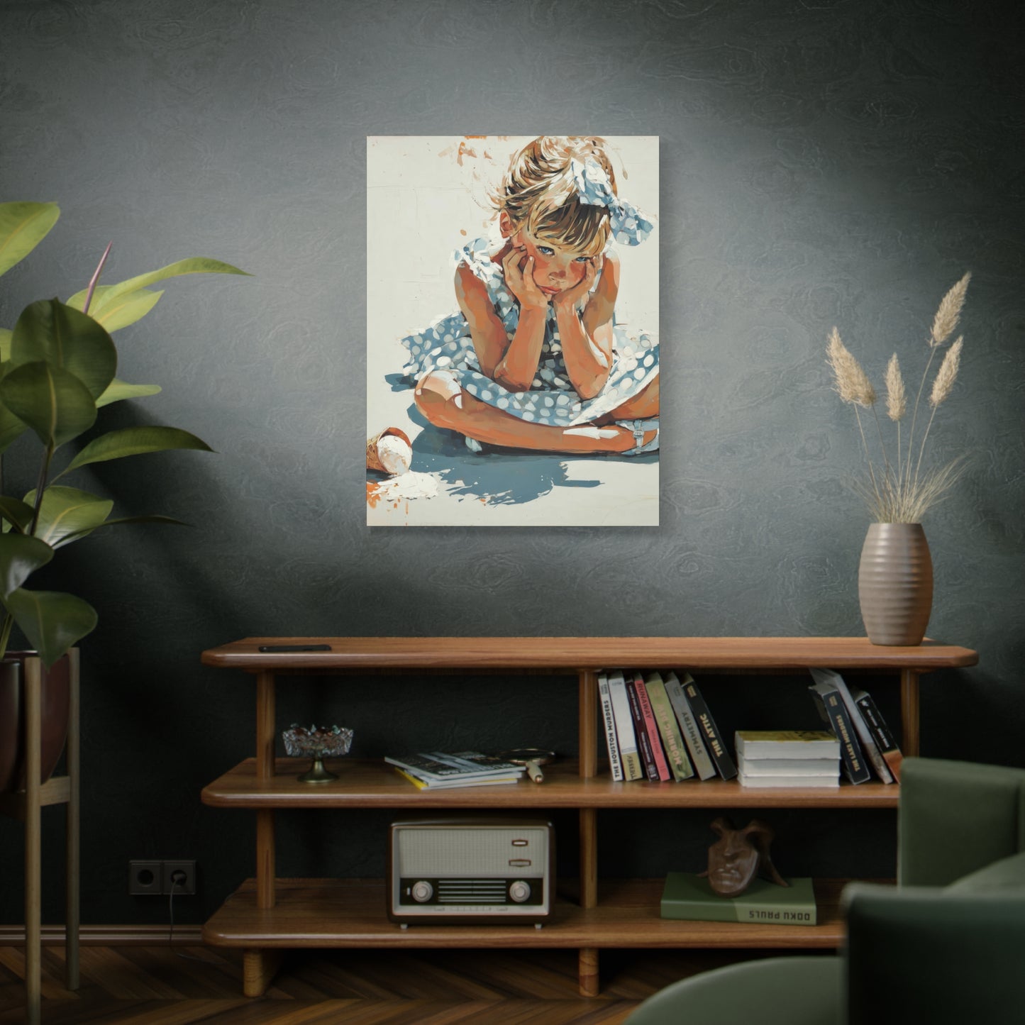 Gallery Wrapped Canvas, Sweet Summer Nostalgia, Sugar and Spice Art Canvas, Ice Cream Dreams Art – Betsy
