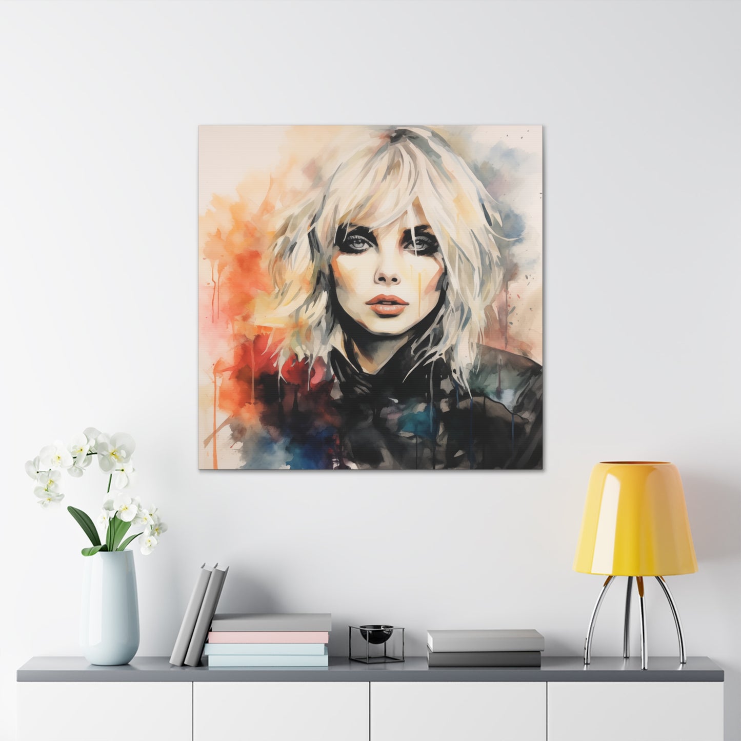 Gallery Wrapped Canvas, Celebrity Inspired, Pop Art Canvas – Debbie
