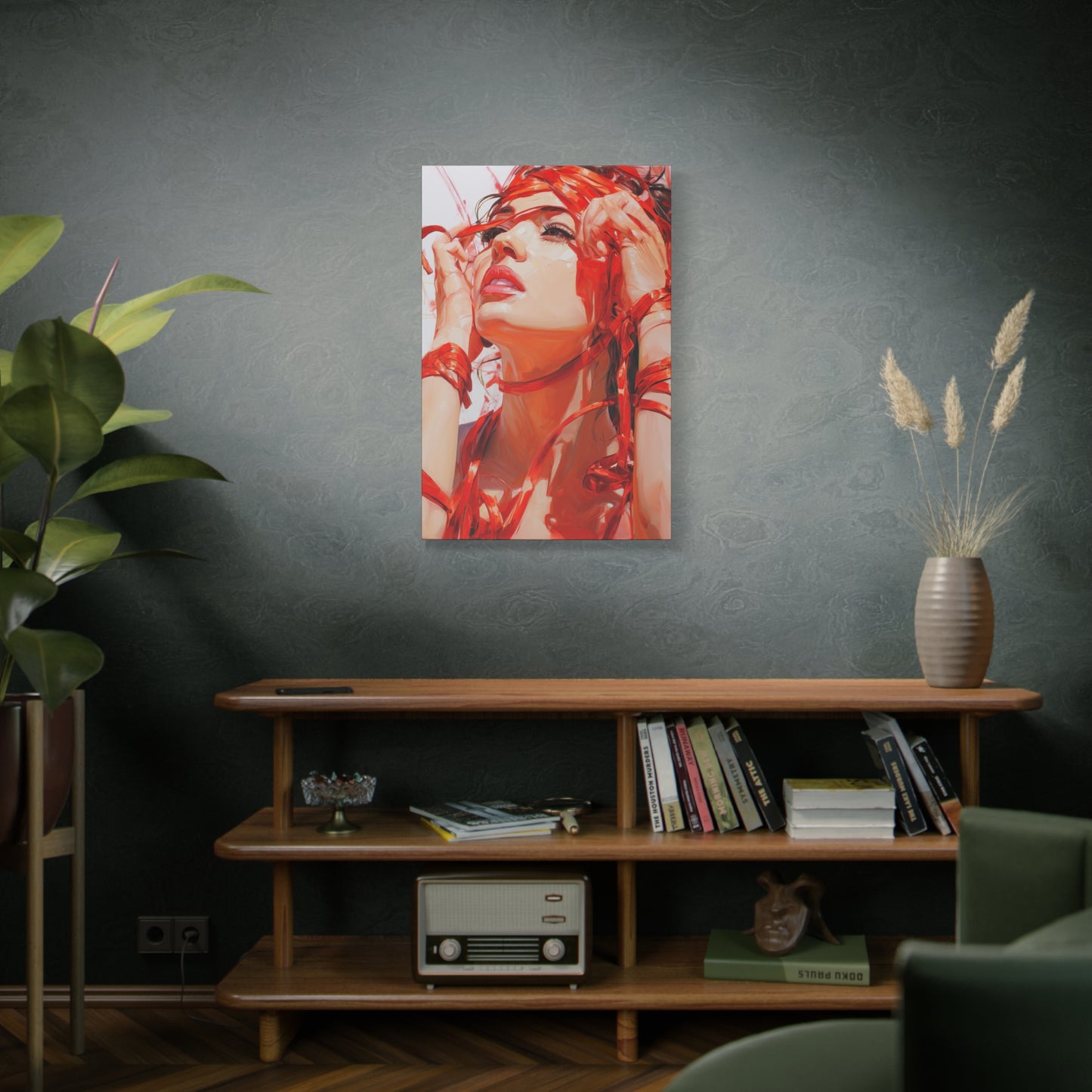 Gallery Wrapped Canvas, Ropes and Reverence Art Canvas, Erotic Shibari Art Canvas – Isolde