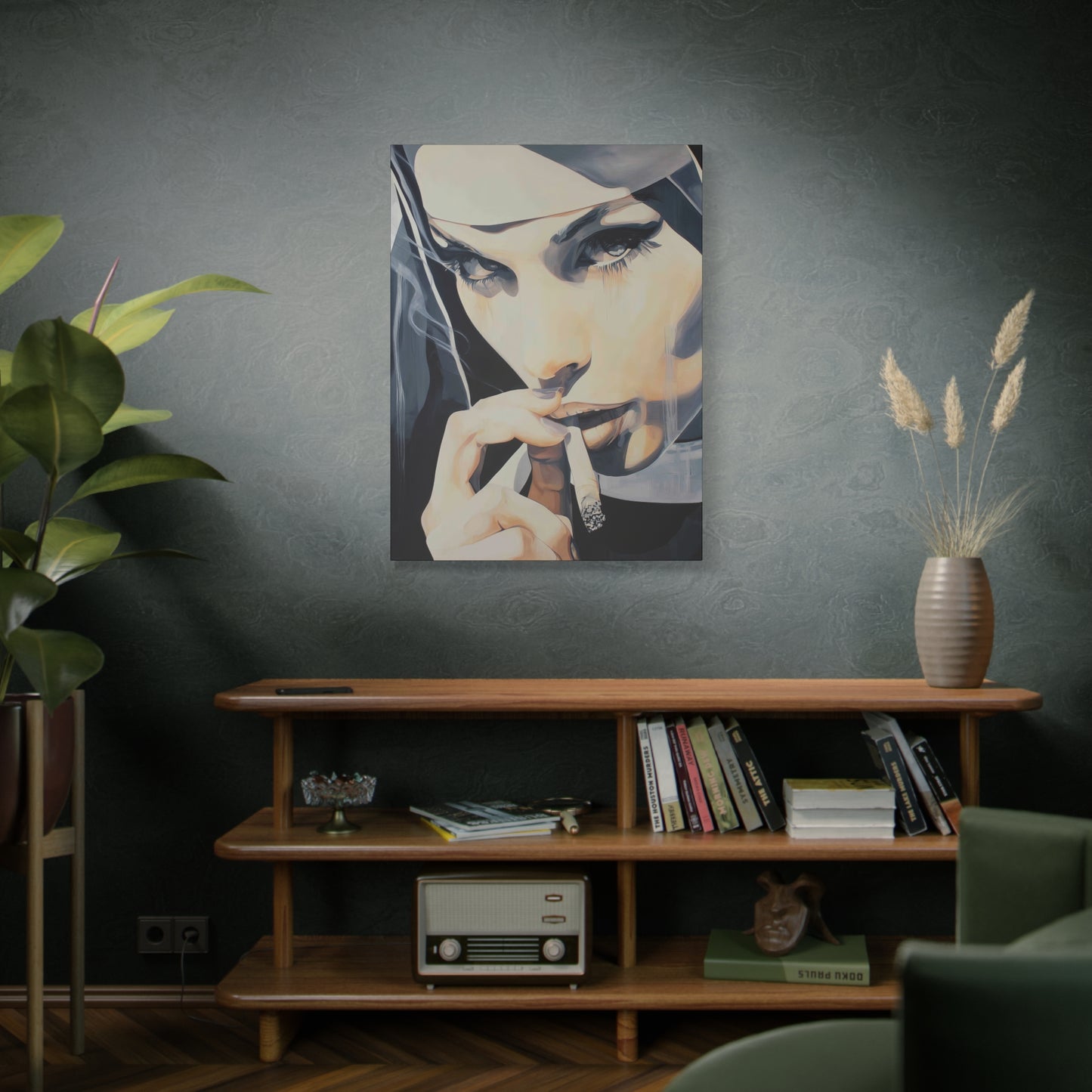 Gallery Wrapped Canvas, Habits and Heresy Art Canvas, Naughty Nuns Art Canvas – Sister Mercy