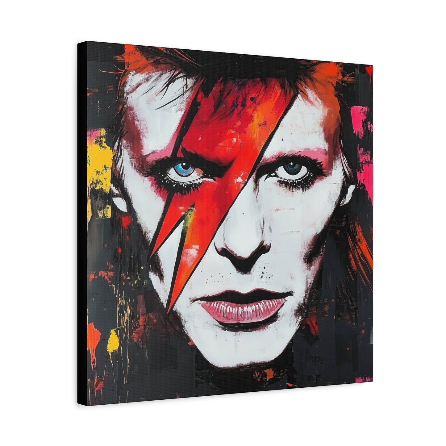 Gallery Wrapped Canvas, Celebrity Inspired, Pop Art Canvas – Bowie