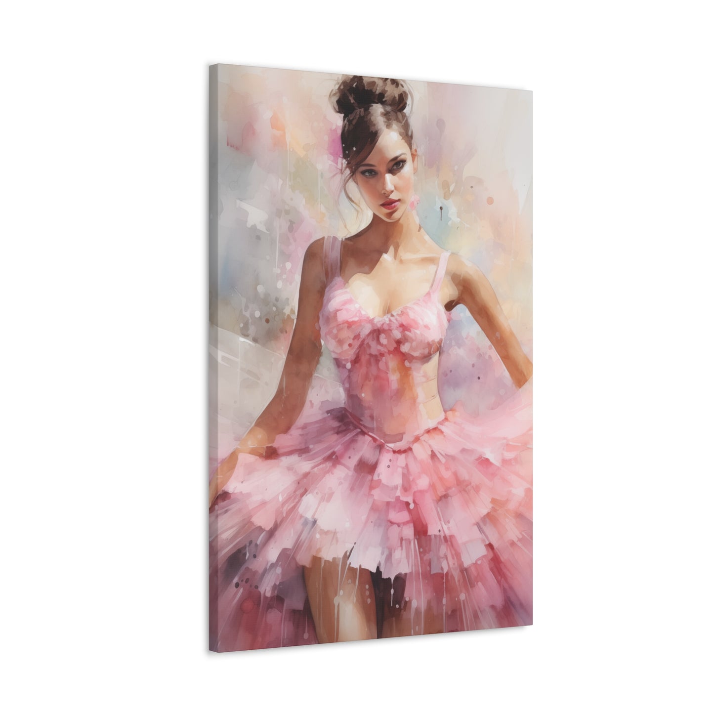 Gallery Wrapped Canvas, Ballerina Beauty, Ballet Art Canvas – Lily