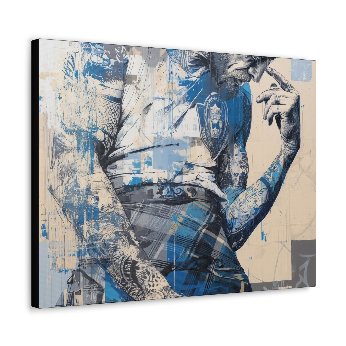 Gallery Wrapped Canvas, Kilts and Carnage Art Canvas, Erotic Pinup Art Canvas – Connor