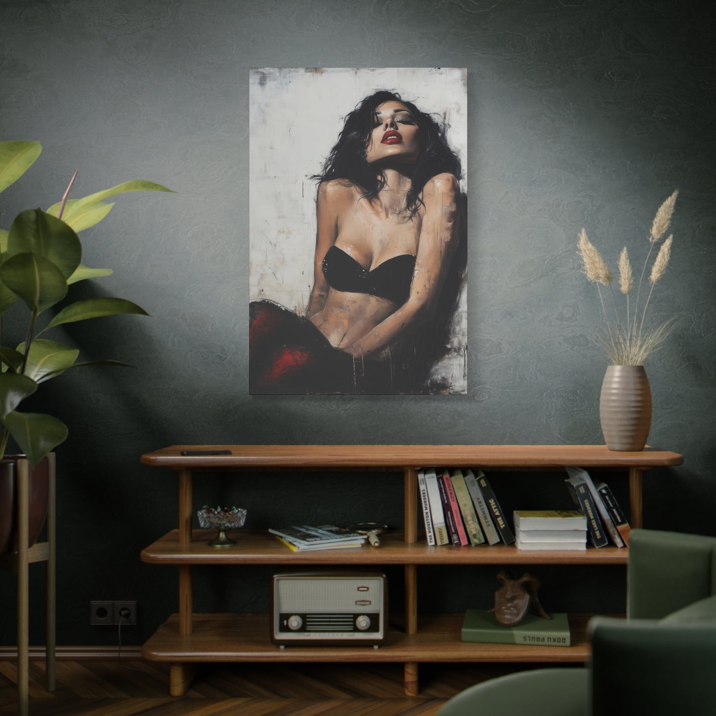 Gallery Wrapped Canvas, Sinners and Saints Art Canvas, Erotic Art Canvas – Alexa