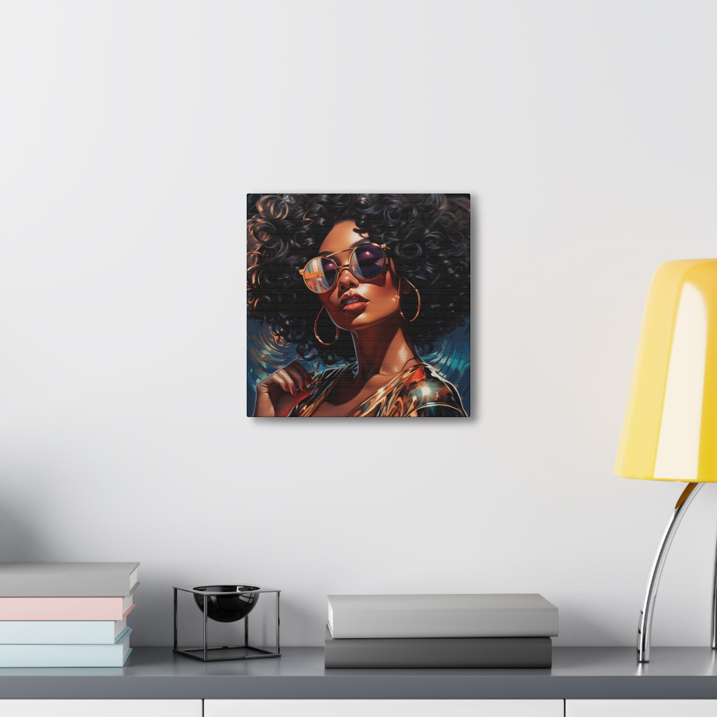 Gallery Wrapped Canvas, Retro Urban Queen, Femme Doll Art Canvas – Kesha