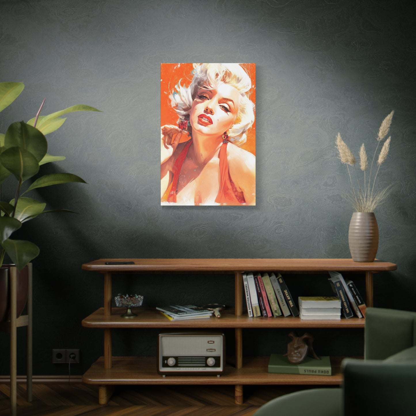 Gallery Wrapped Canvas, The Diva Project Art Canvas, Pinup Art Canvas – Marilyn Monroe - THREE