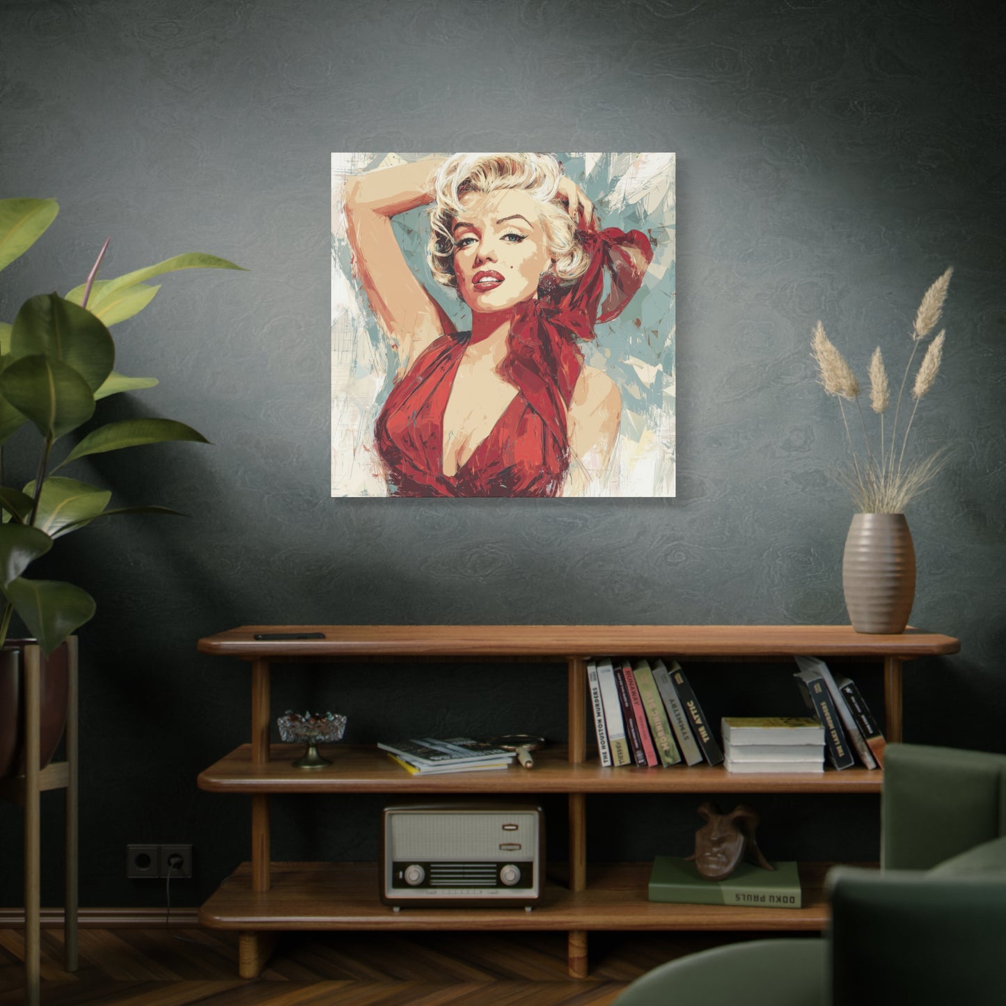 Gallery Wrapped Canvas, The Diva Project Art Canvas, Pinup Art Canvas – Marilyn Monroe - ONE