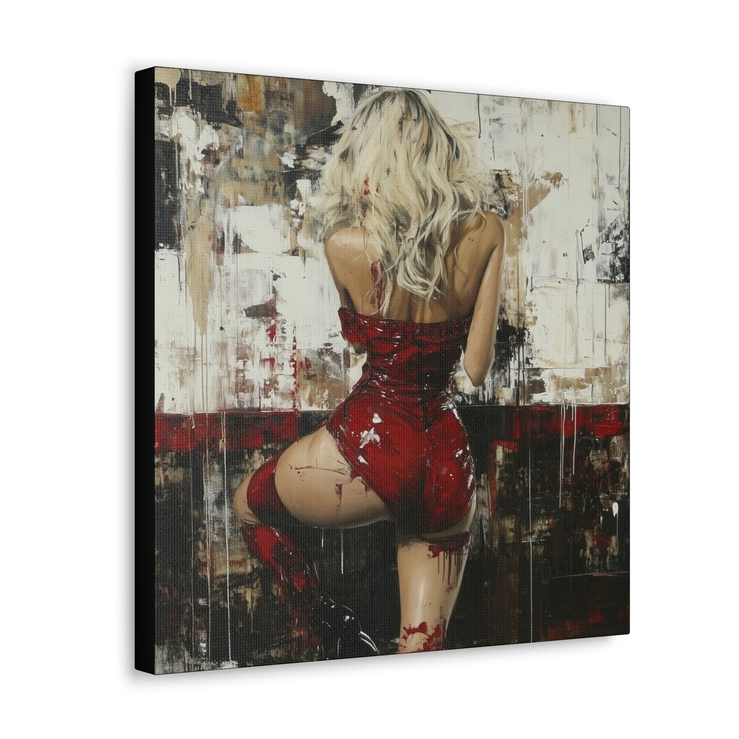 Gallery Wrapped Canvas, Sinners and Saints Art Canvas, Erotic Art Canvas – Veronica