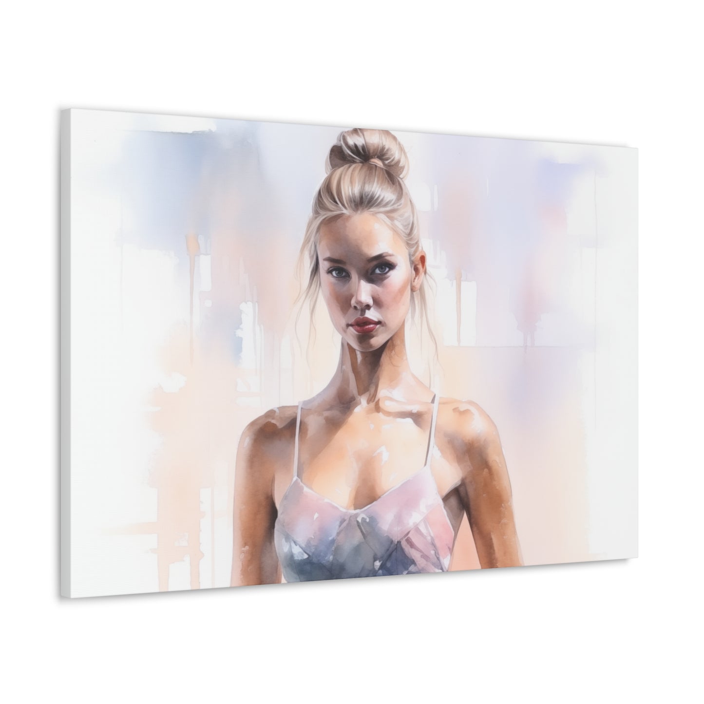 Gallery Wrapped Canvas, Ballerina Beauty, Ballet Art Canvas – Samantha