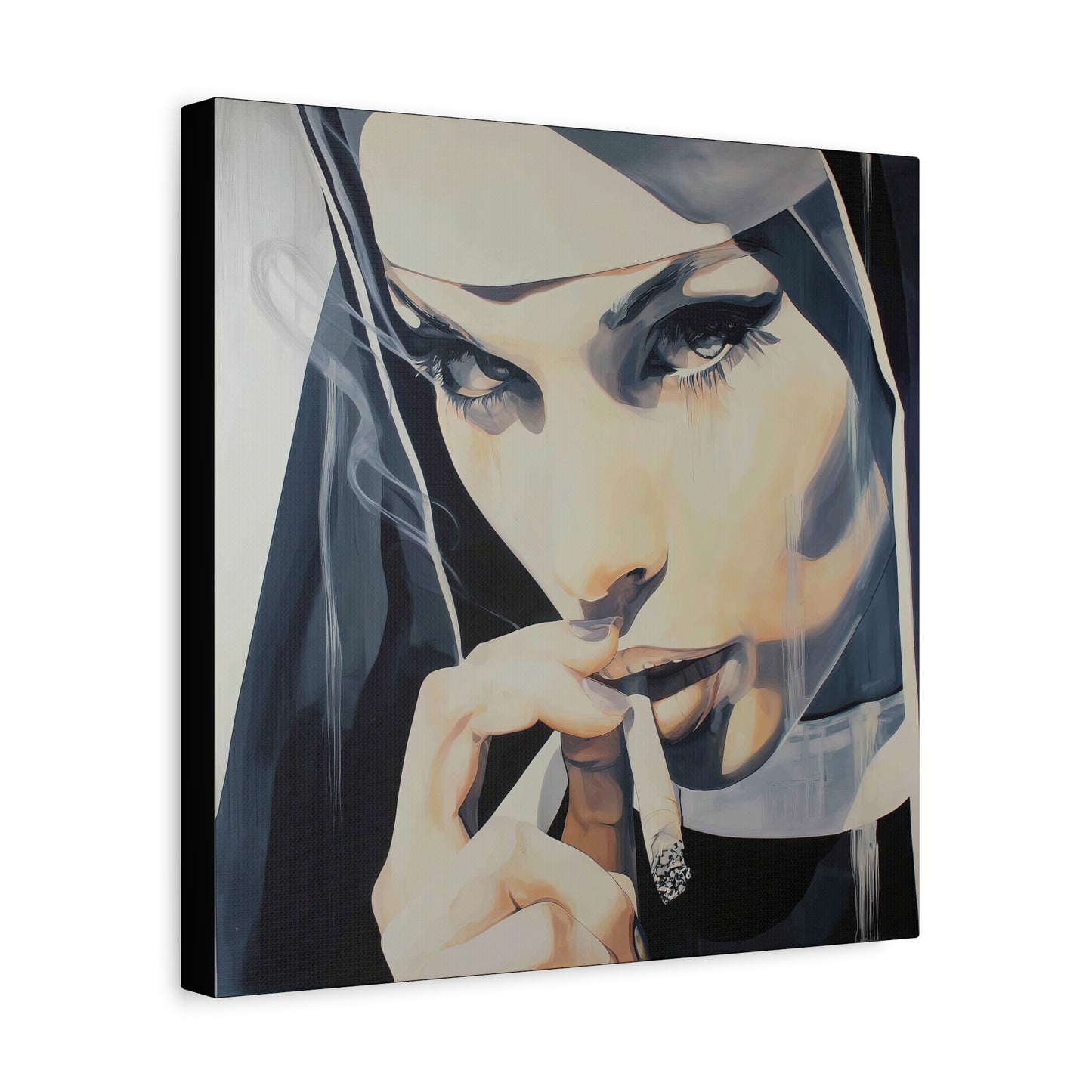 Gallery Wrapped Canvas, Habits and Heresy Art Canvas, Naughty Nuns Art Canvas – Sister Mercy