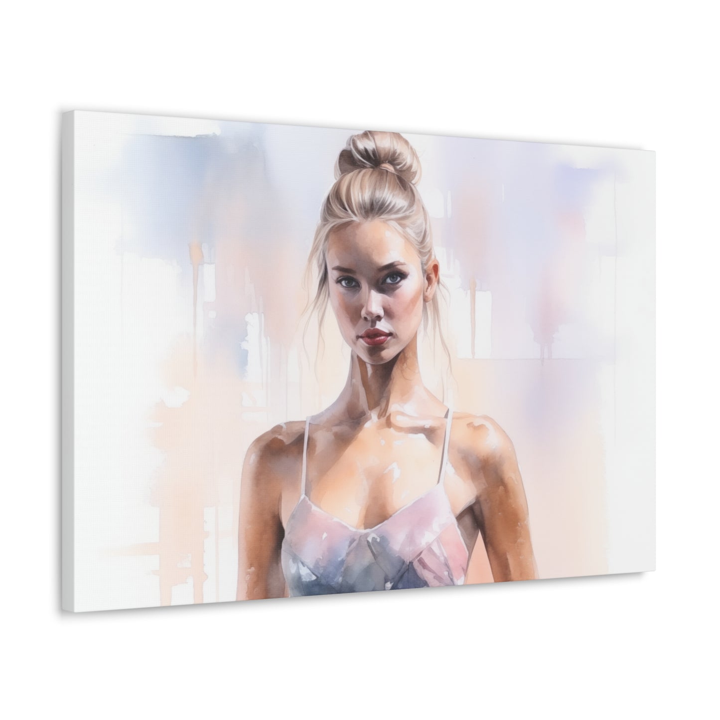 Gallery Wrapped Canvas, Ballerina Beauty, Ballet Art Canvas – Samantha
