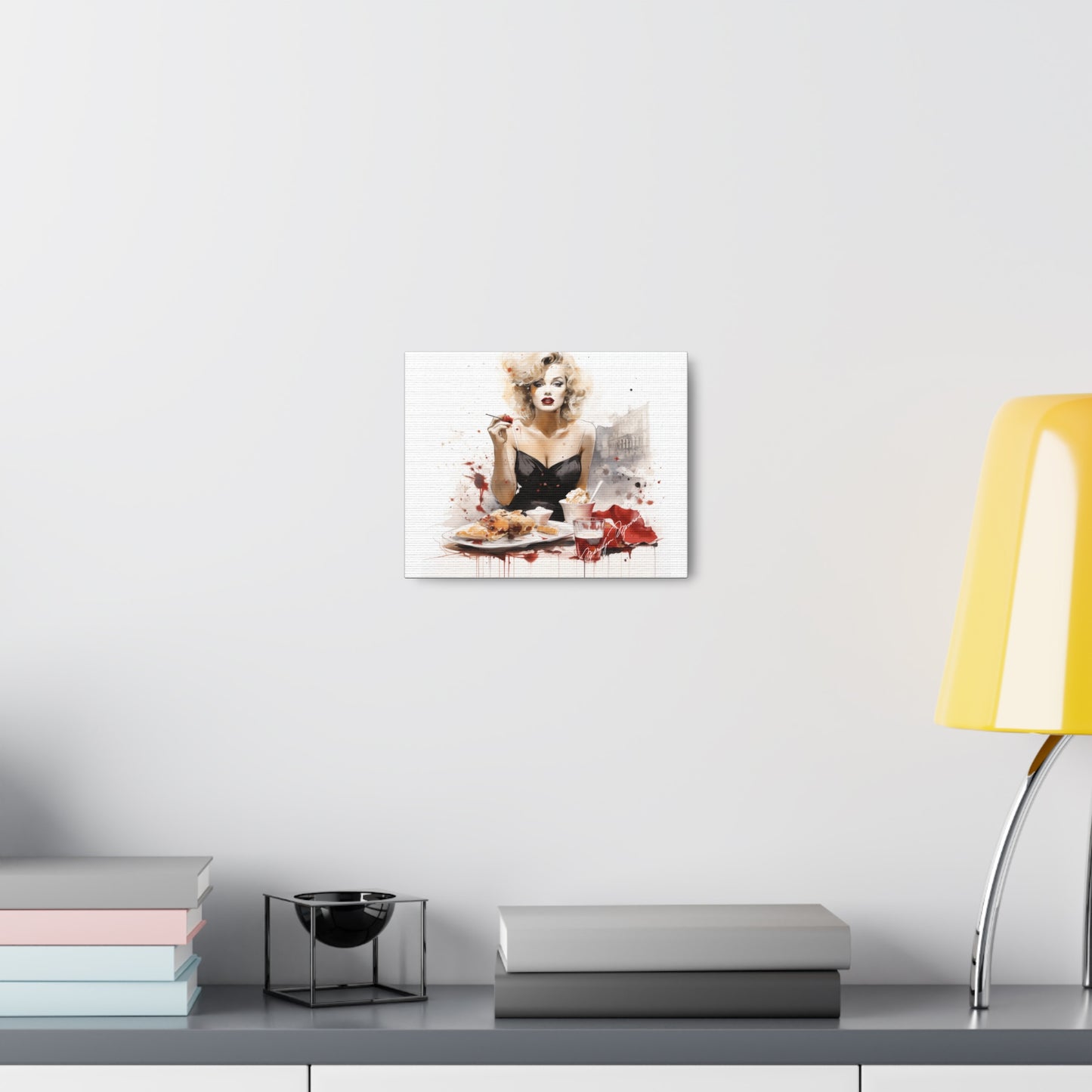 Canvas Wall Art, Gallery Wrapped Pop Art, Celebrity Wall Art – Marilyn Monroe - Cafe