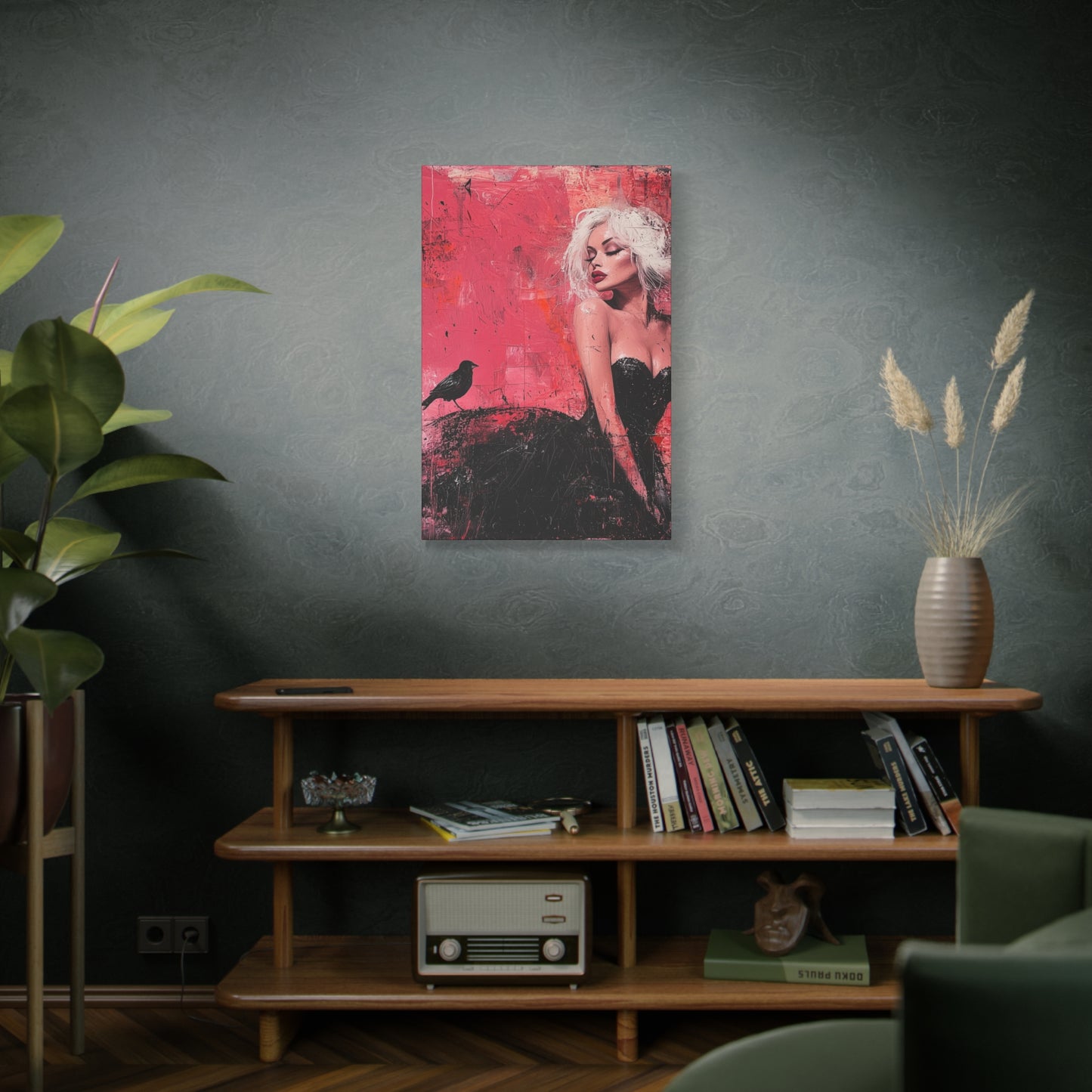 Gallery Wrapped Canvas, Sinners and Saints Adult Art Canvas, Erotic Pinup Art Canvas – Paloma
