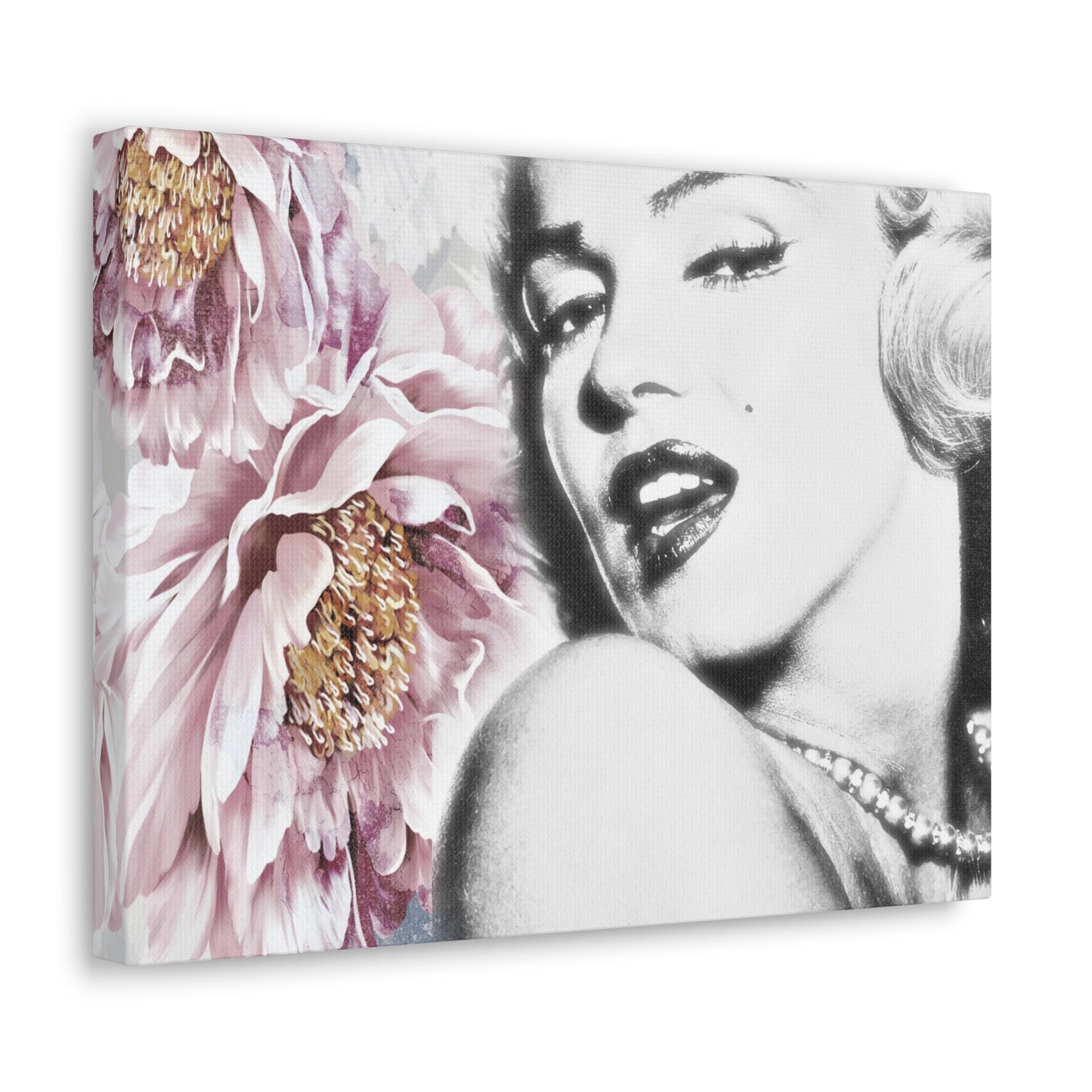 Canvas Wall Art, Gallery Wrapped Pop Art, Celebrity Wall Art – Marilyn Monroe - Bloom