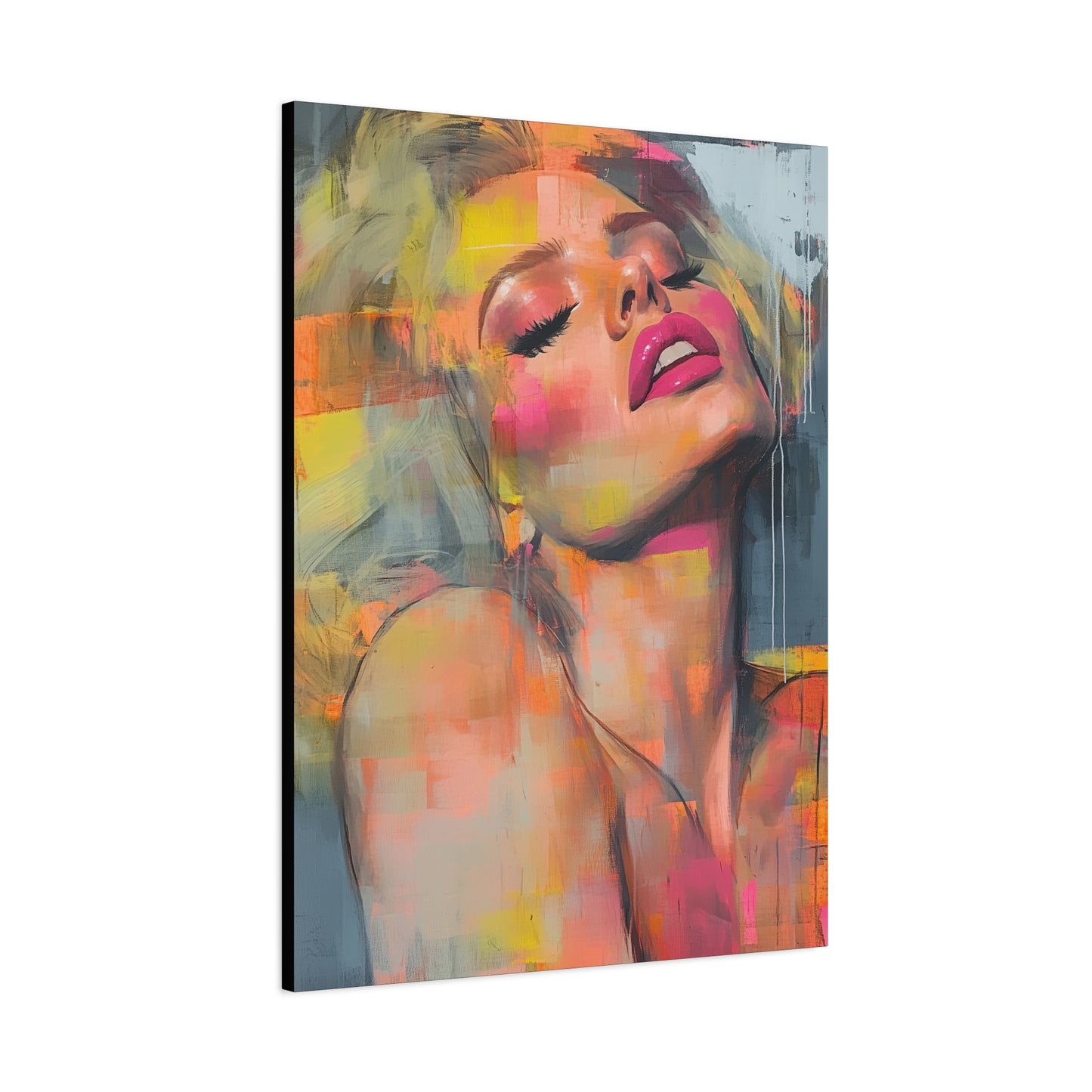 Gallery Wrapped Canvas, Guilt and Grit Adult Art Canvas, Erotic Pinup Art Canvas – Veda