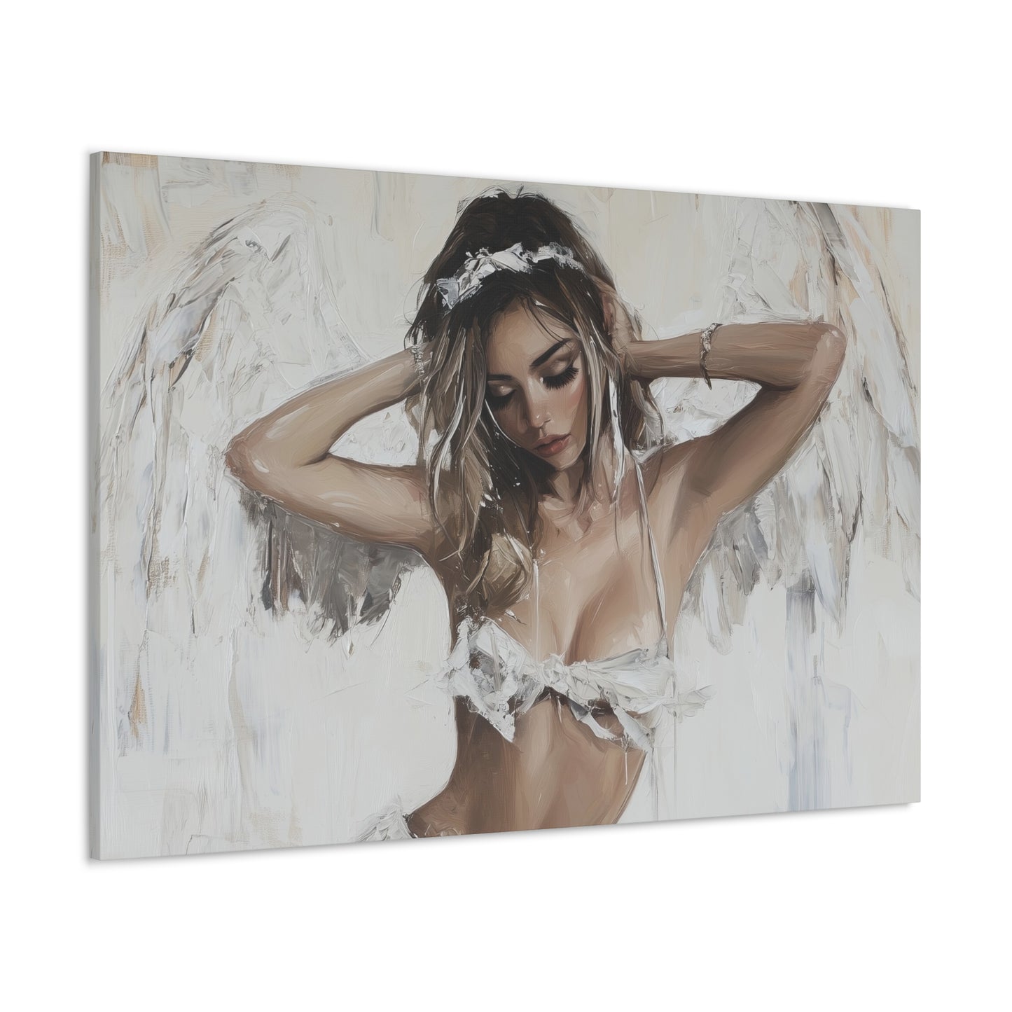 Gallery Wrapped Canvas, Sinners and Saints Art Canvas, Erotic Pinup Art Canvas – Holly